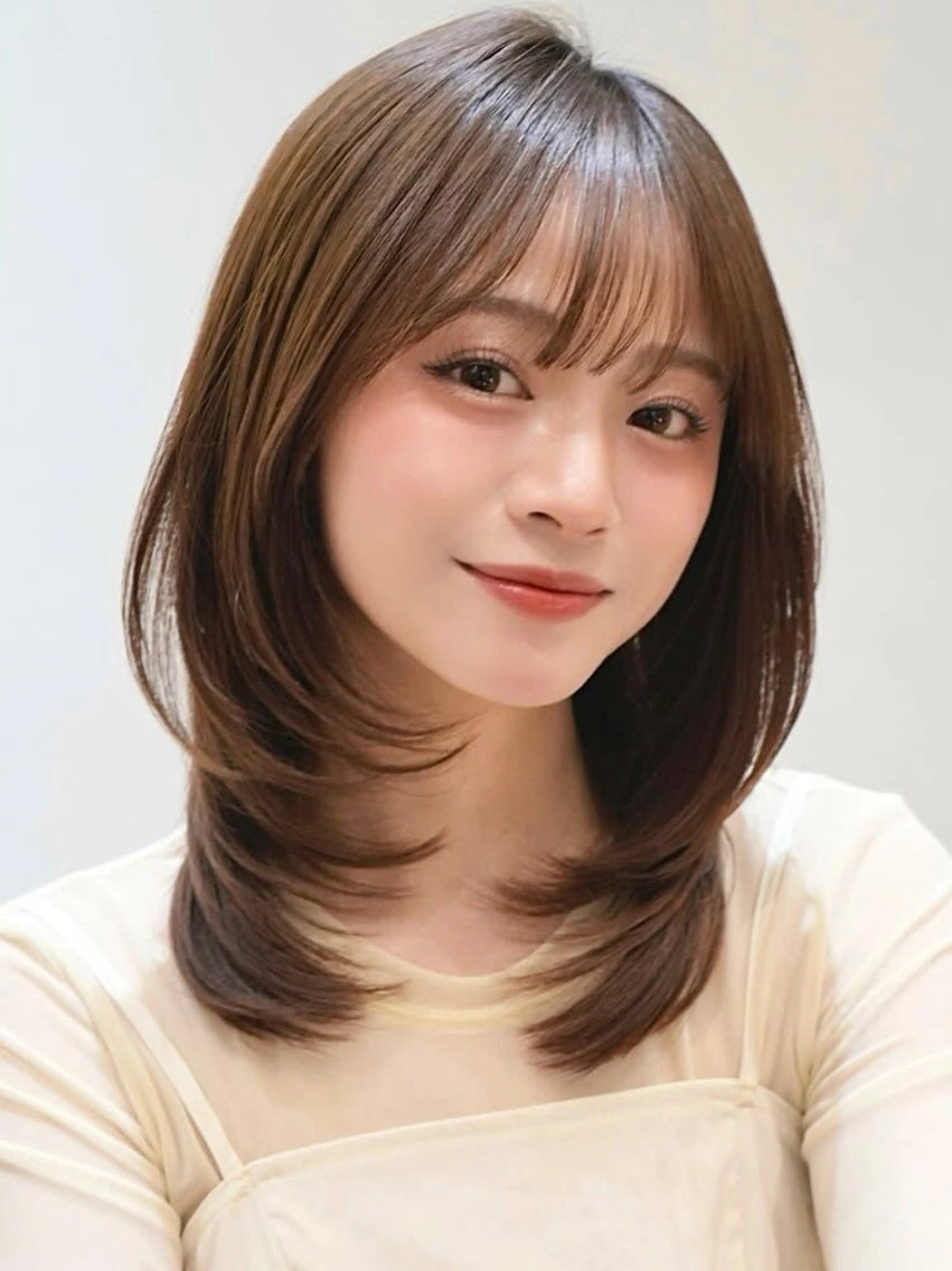 レイヤーカット　レディース限定の写真