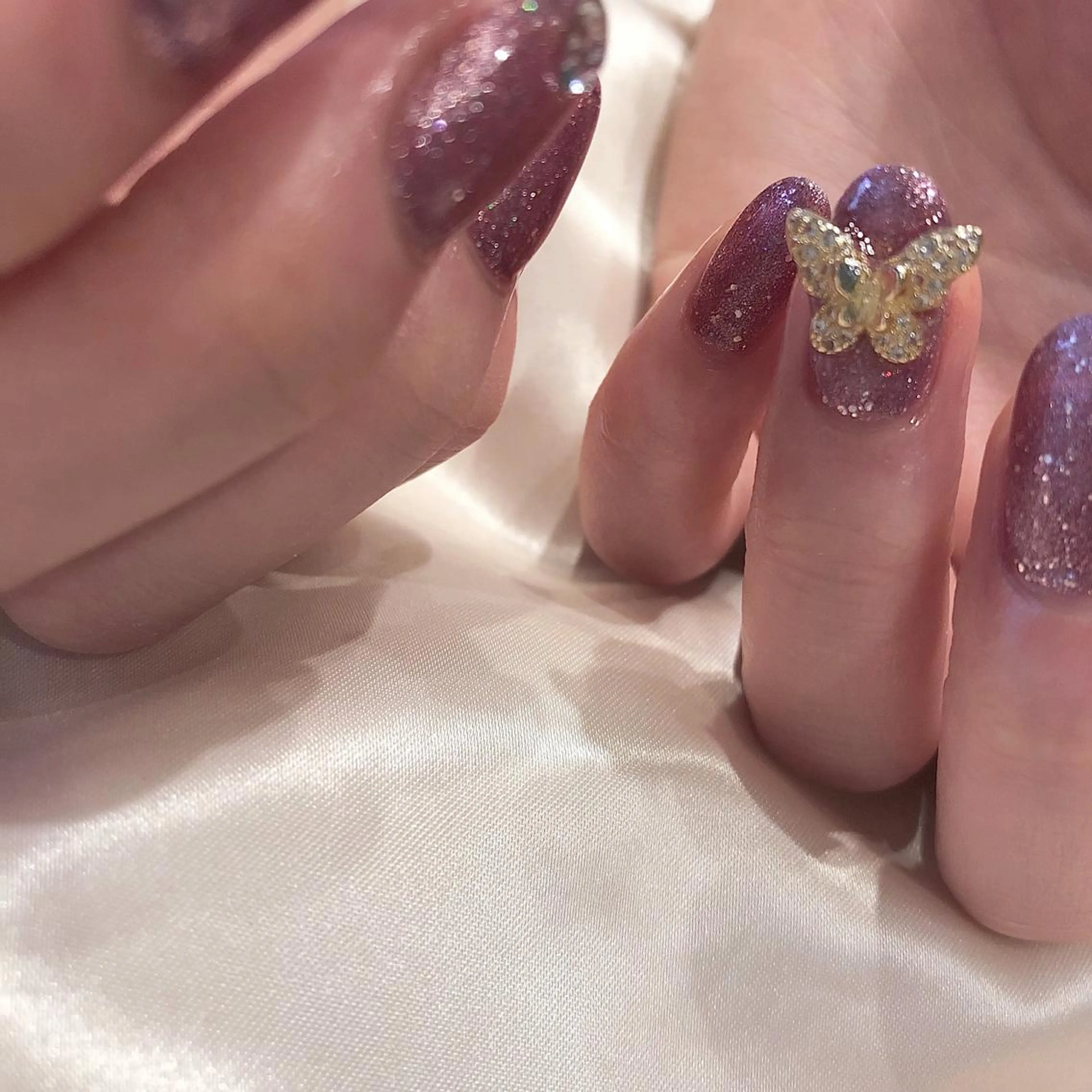 ネイル ハンドネイル パラあり！フィルイン 美フォルムのネイルデザイン