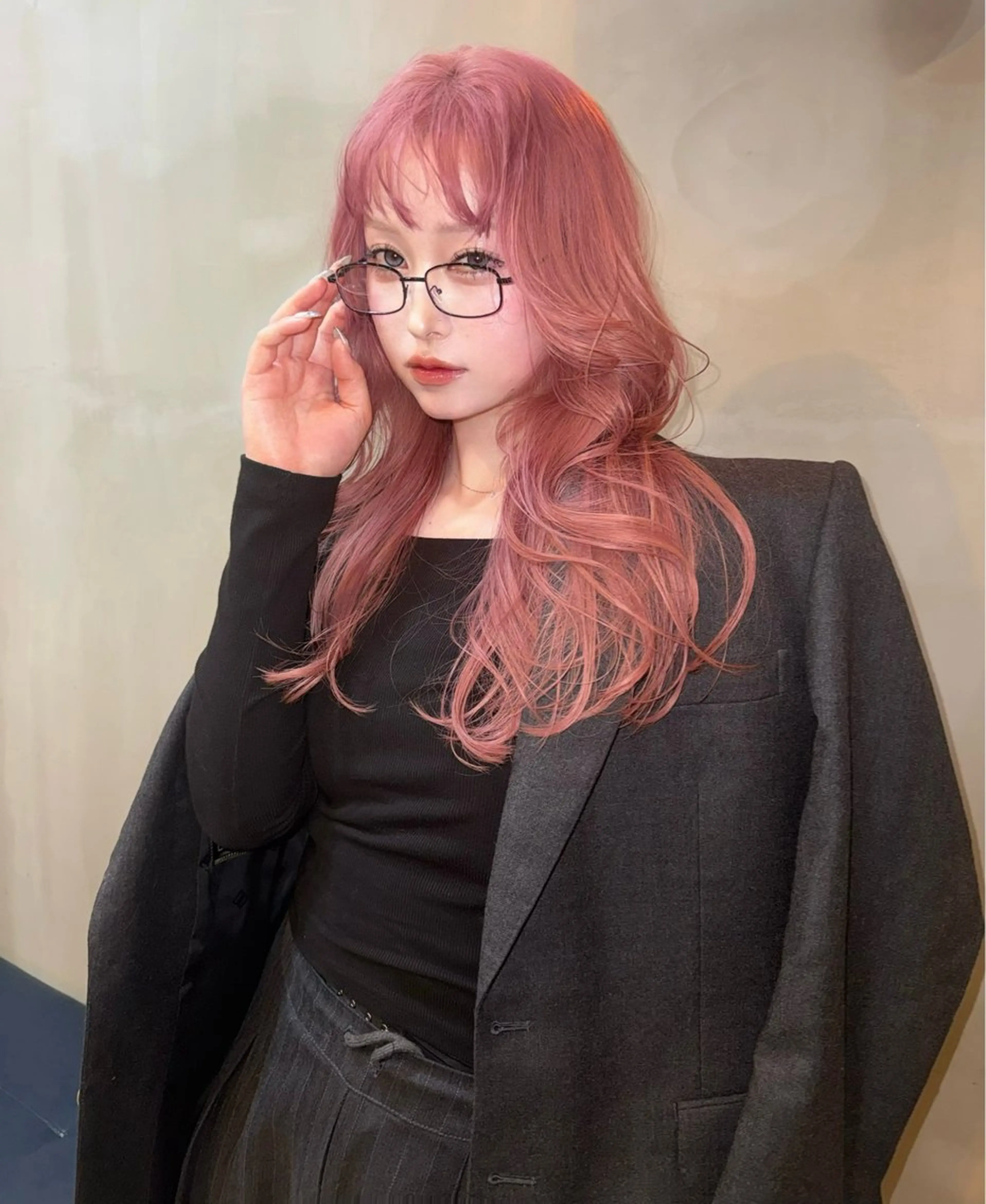 ロング ヘアカラー トリートメント ブリーチ/ハイトーン 心斎橋/honokaのヘアスタイル