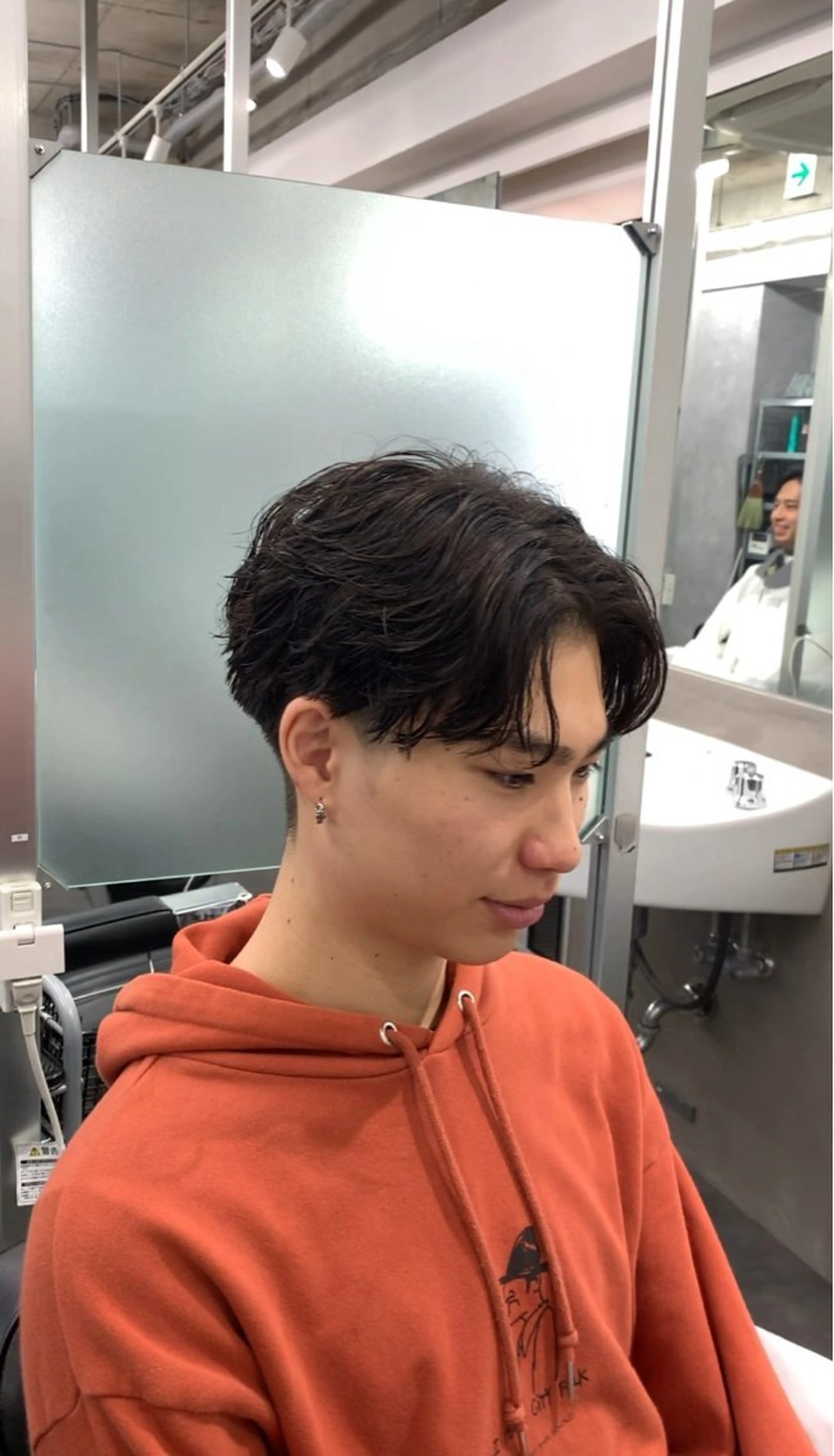 ミディアム パーマ メンズ 新宿No.1パーマ師 💈コウヨウ💈のヘアスタイル