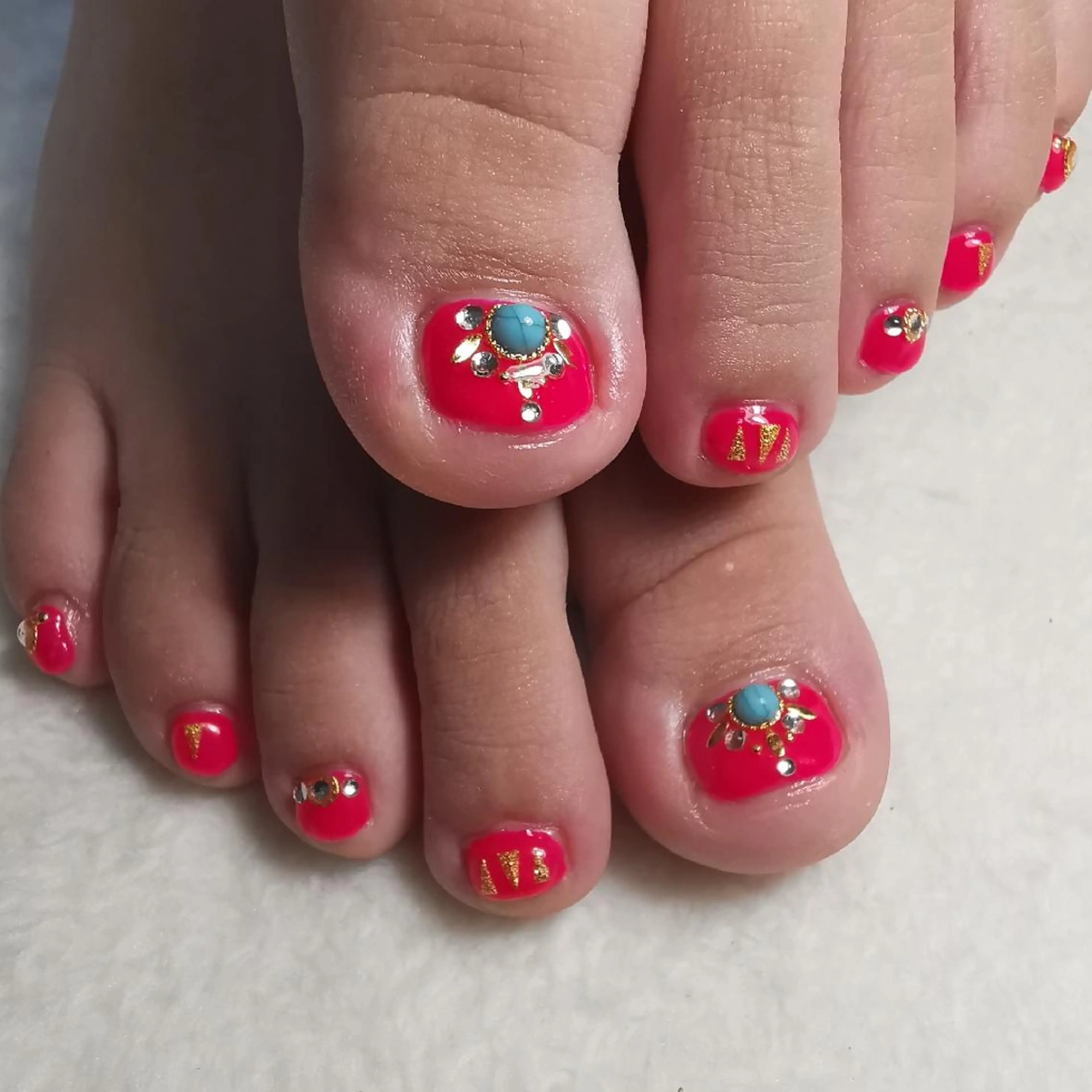 ネイル 持ち込み フットネイル reve あやののネイルデザイン