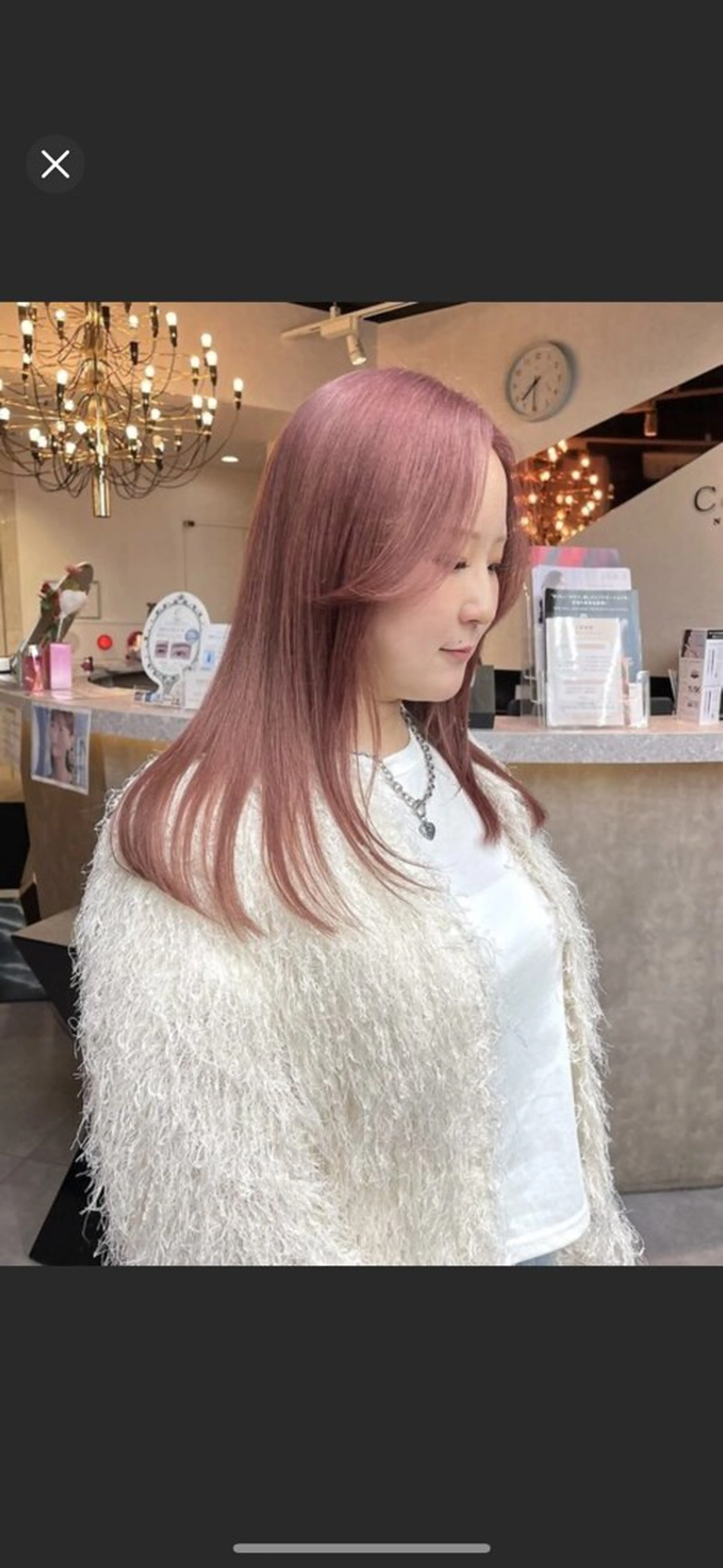 ロング 岩岡 つなみのヘアスタイル