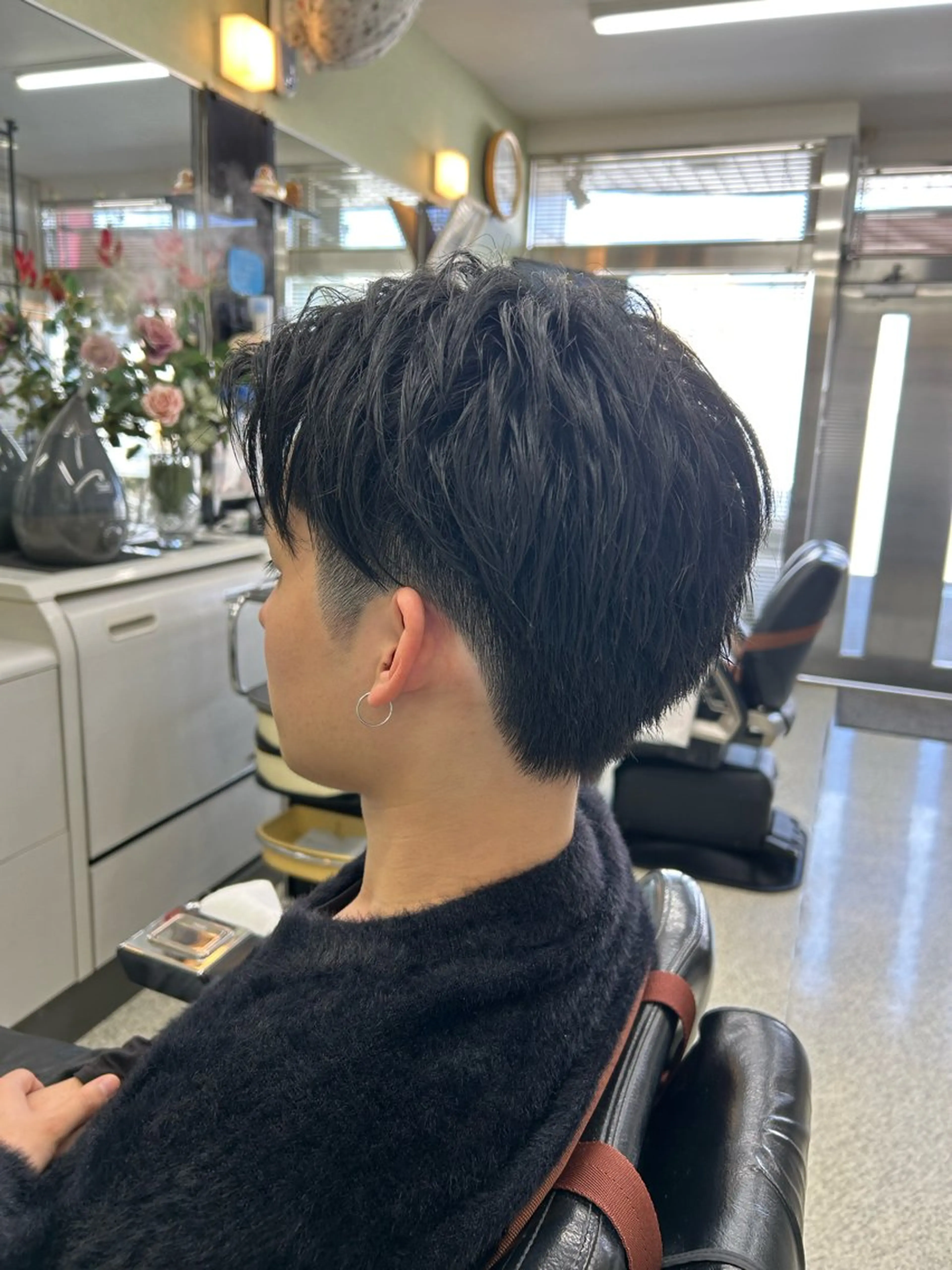 ミディアム メンズ カット ヘアセット マスダ コウのヘアスタイル