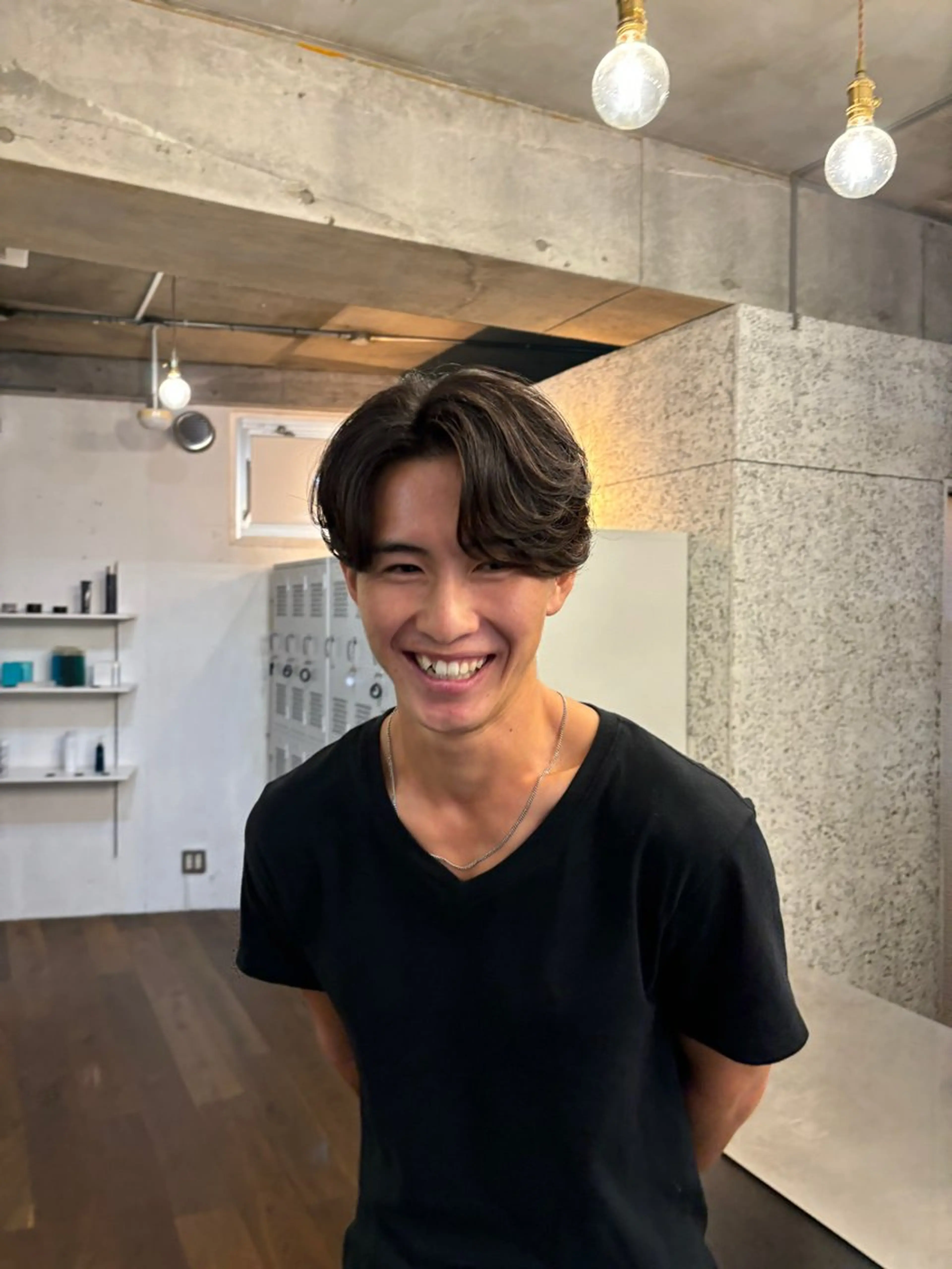 ショート カラー パーマ メンズ fifth 庄子愛彩のヘアスタイル