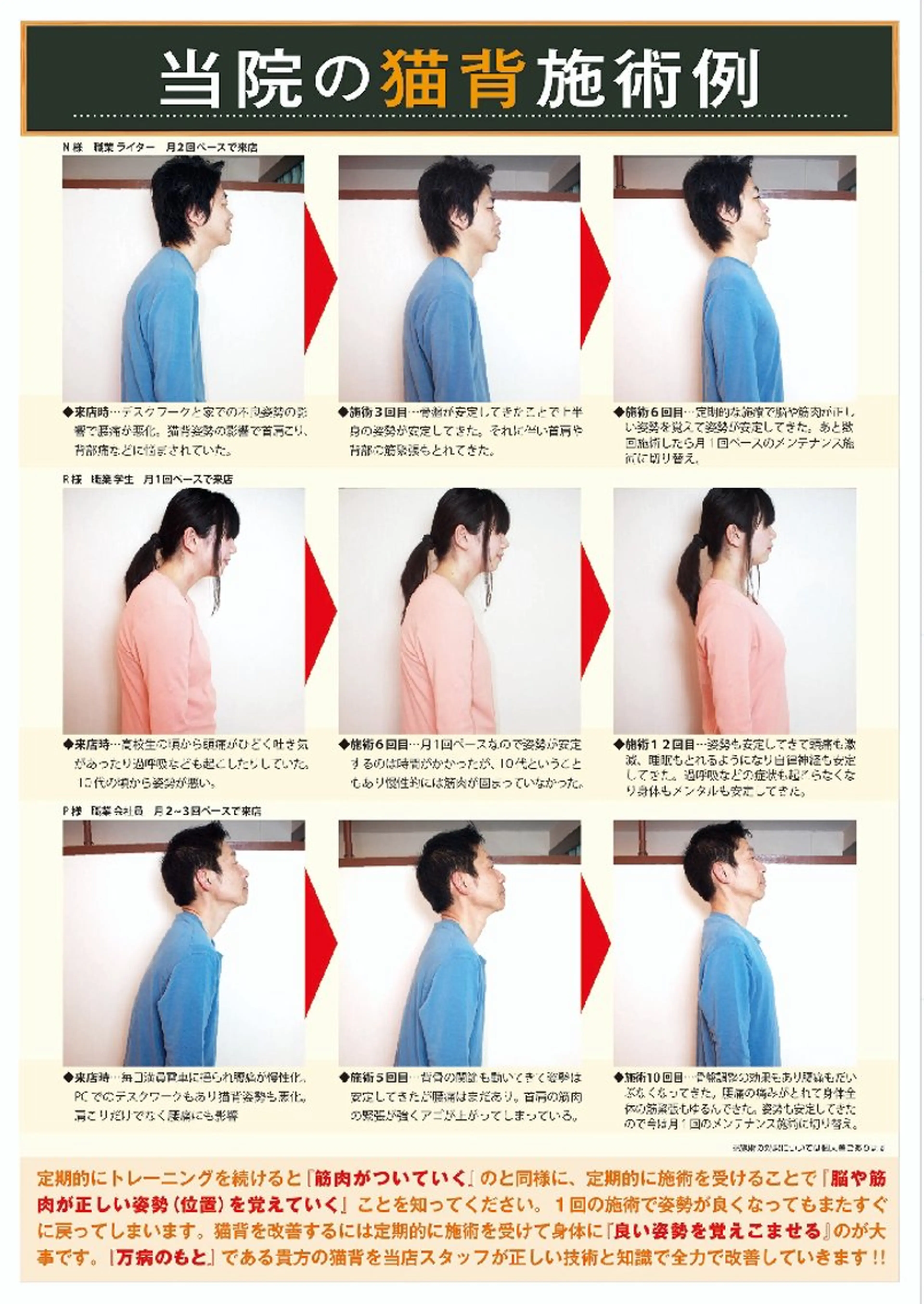 姿勢を改善する サンパーク整体浦和店のエステ・リラクイメージ