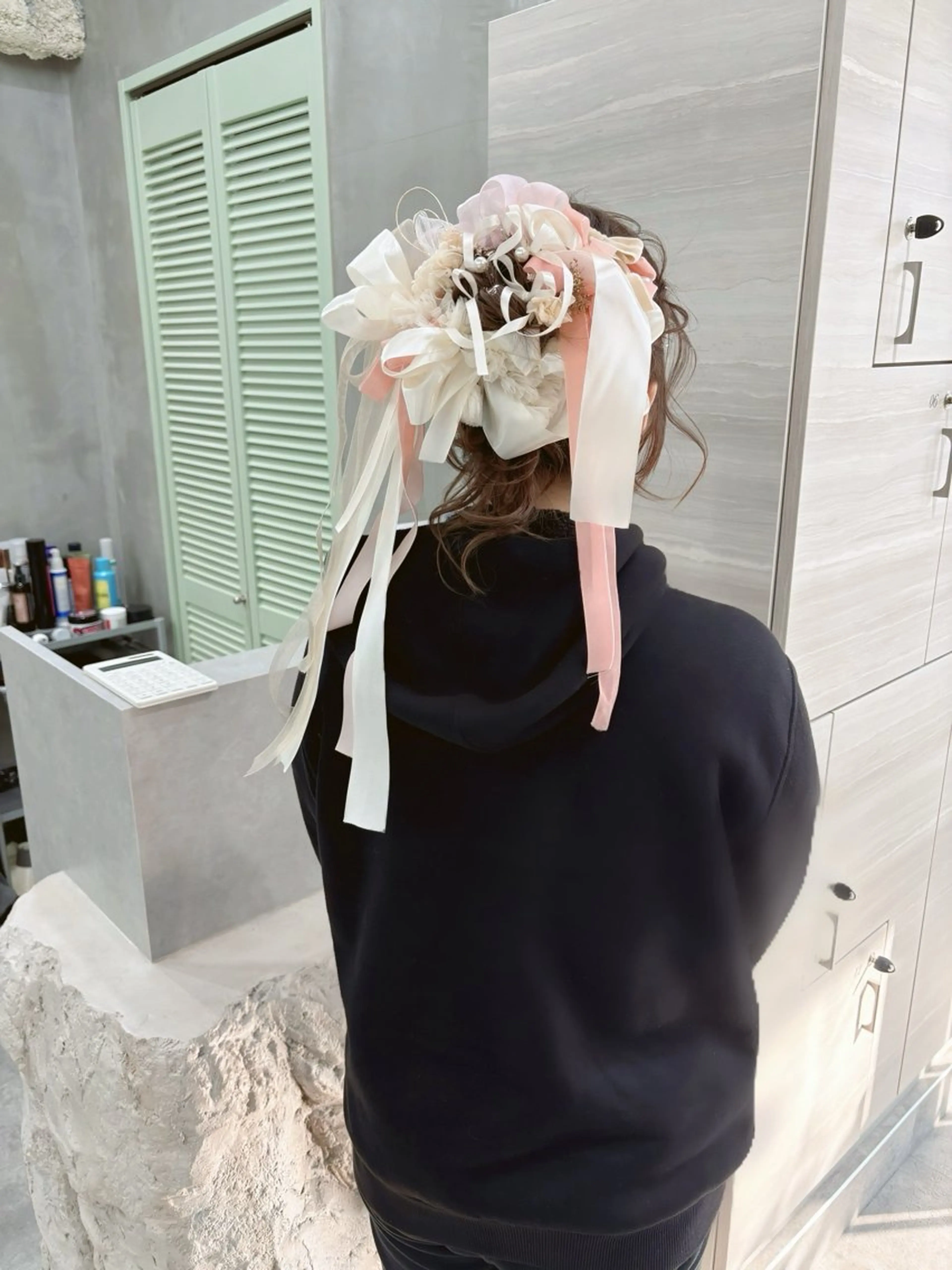 カラー ヘアアレンジ 卒業式のヘアスタイル the path sora♡のヘアスタイル