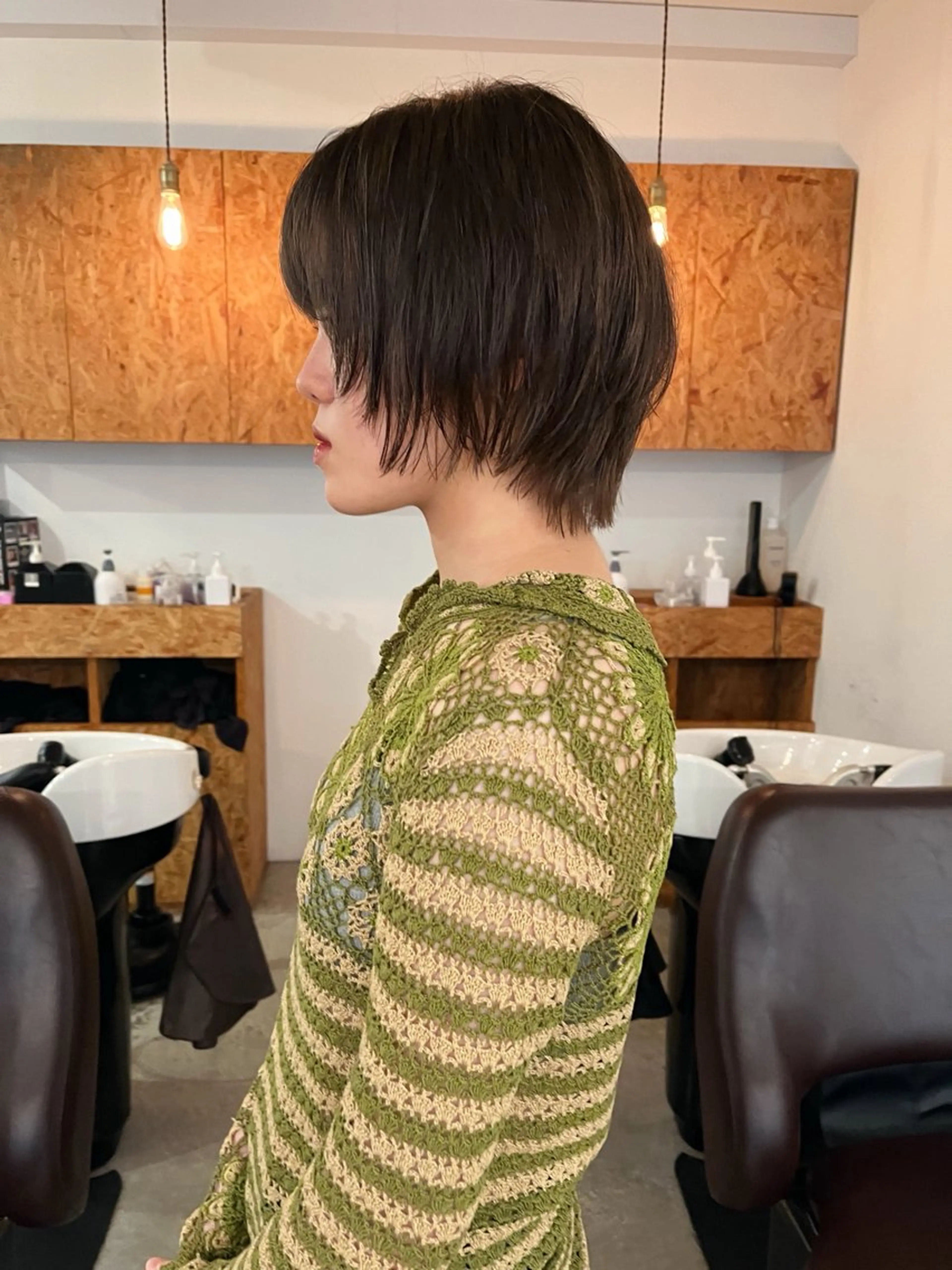 ショート ショートヘア ウルフカット 暖色/パーマ 🌼クニトウメイのヘアスタイル