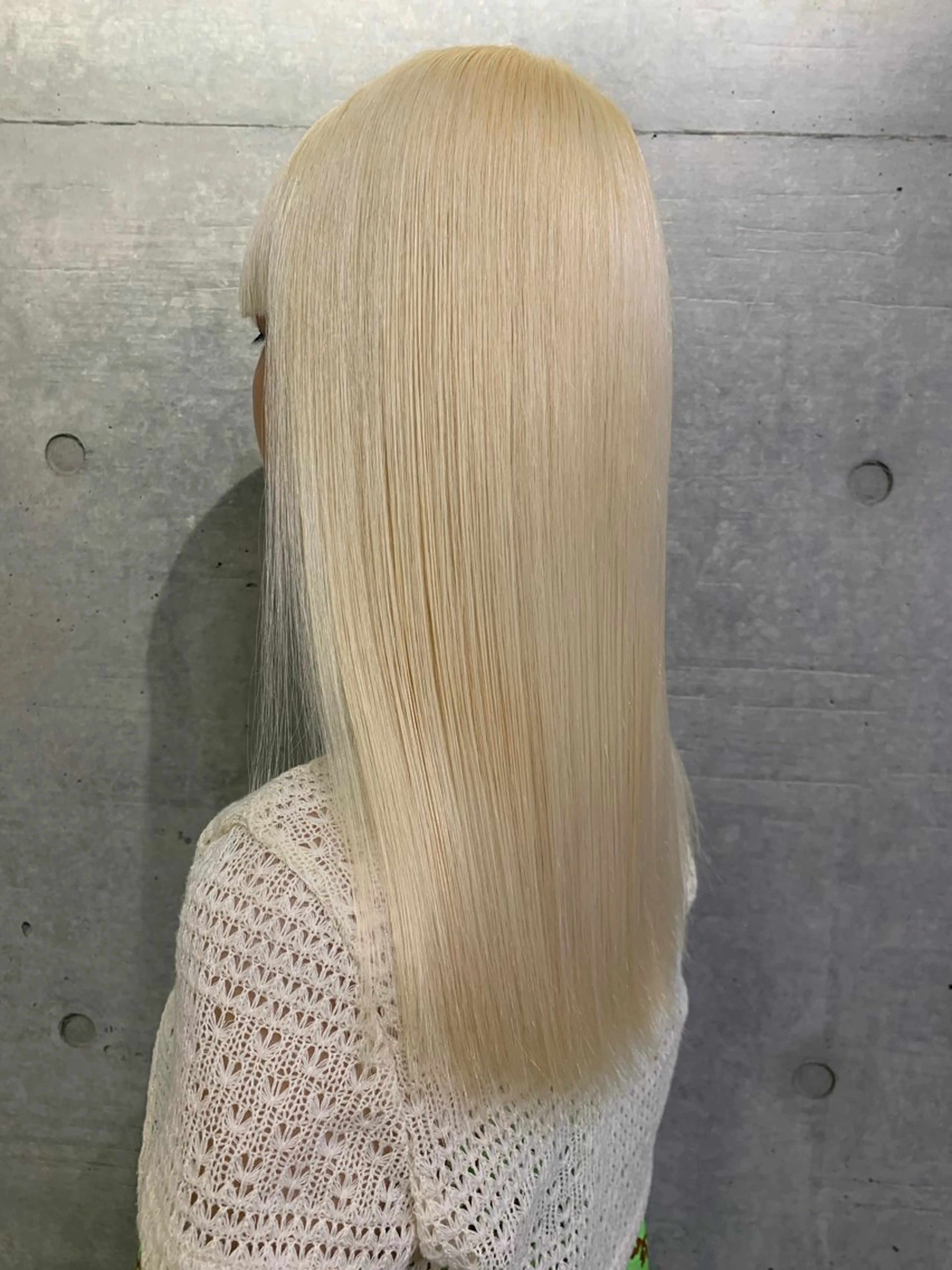 【新規】根本リタッチ抜きっぱなしブリーチ＋トリートメント🌕全頭抜きっぱなしブリーチも対応/大人気韓国風🇰🇷の写真