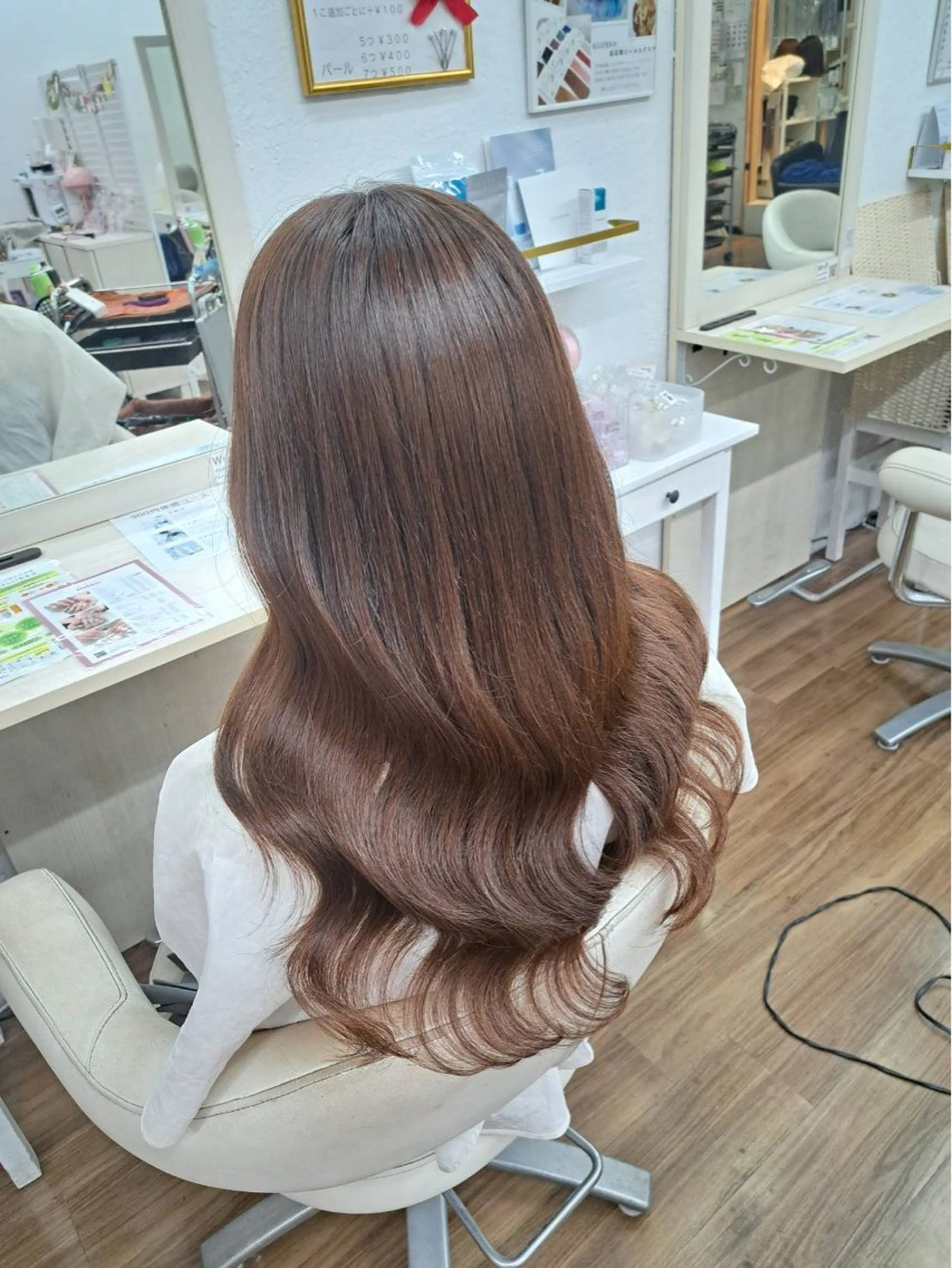 ロング ヘアアレンジ ヨシンモリ ヘアセット GLOSS 心斎橋 山上のヘアスタイル