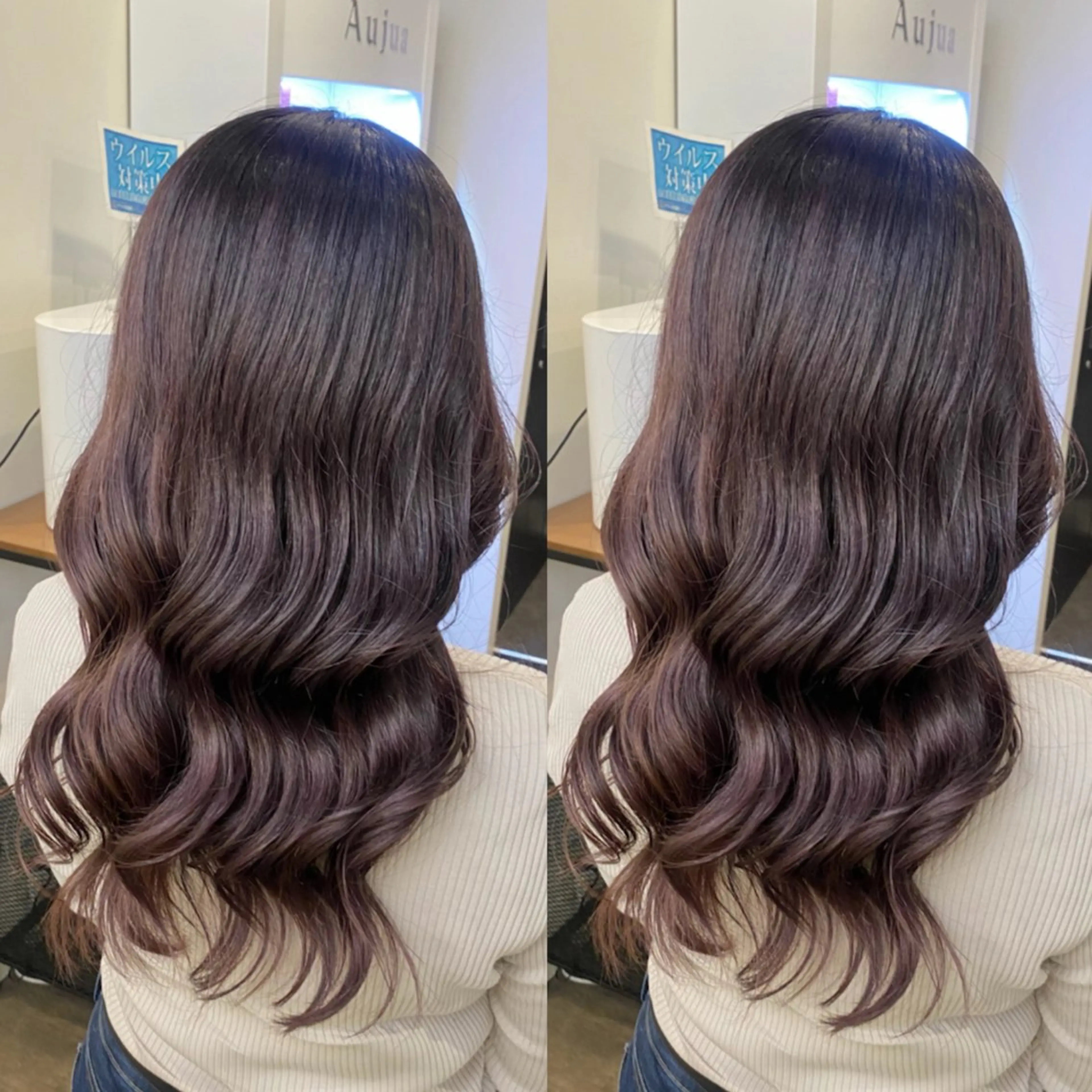 セミロング カラー 【カラー指名No 1✨】HIBIKIのヘアスタイル