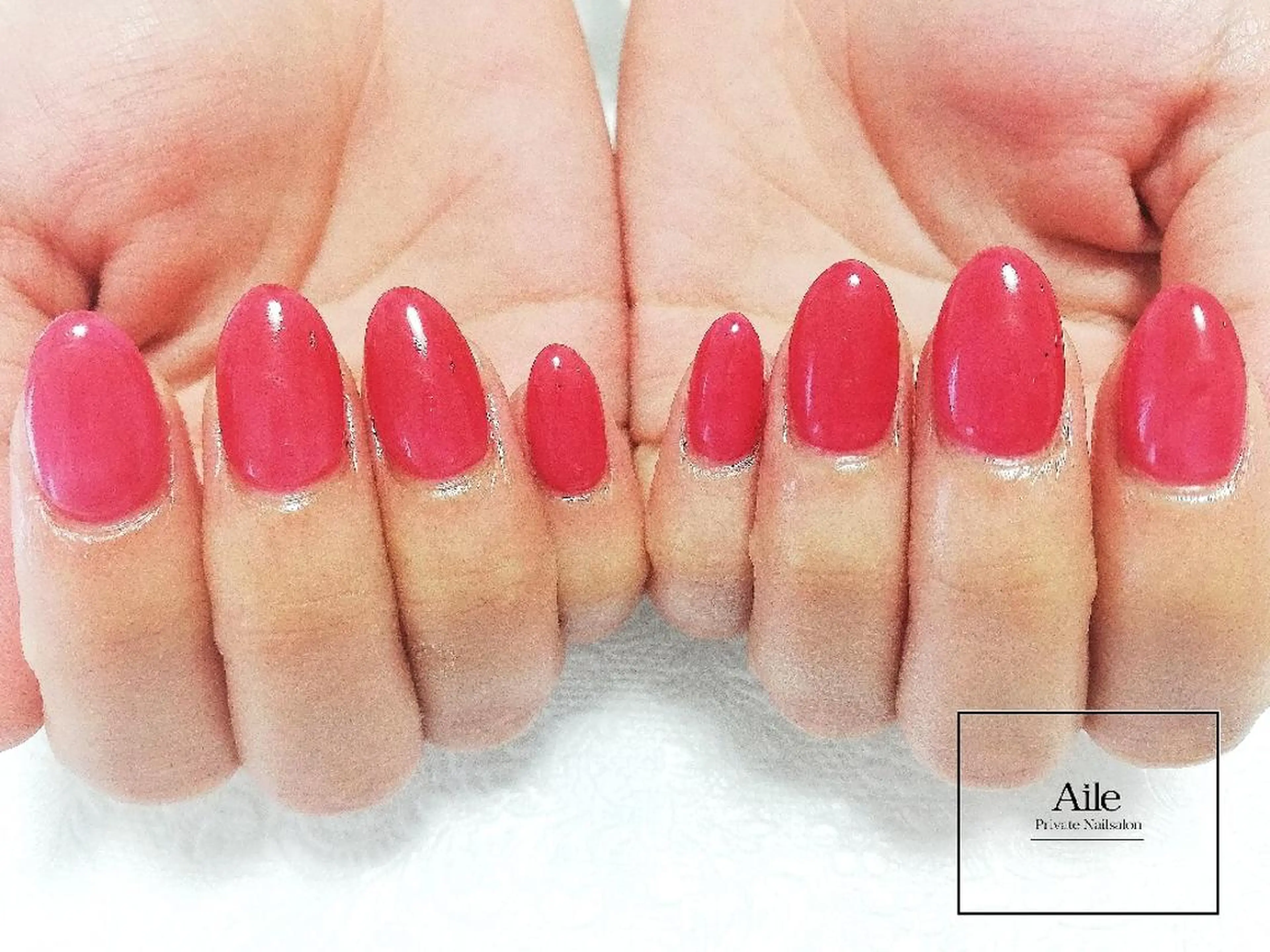 ネイル ワンカラーネイル なが さきのネイルデザイン