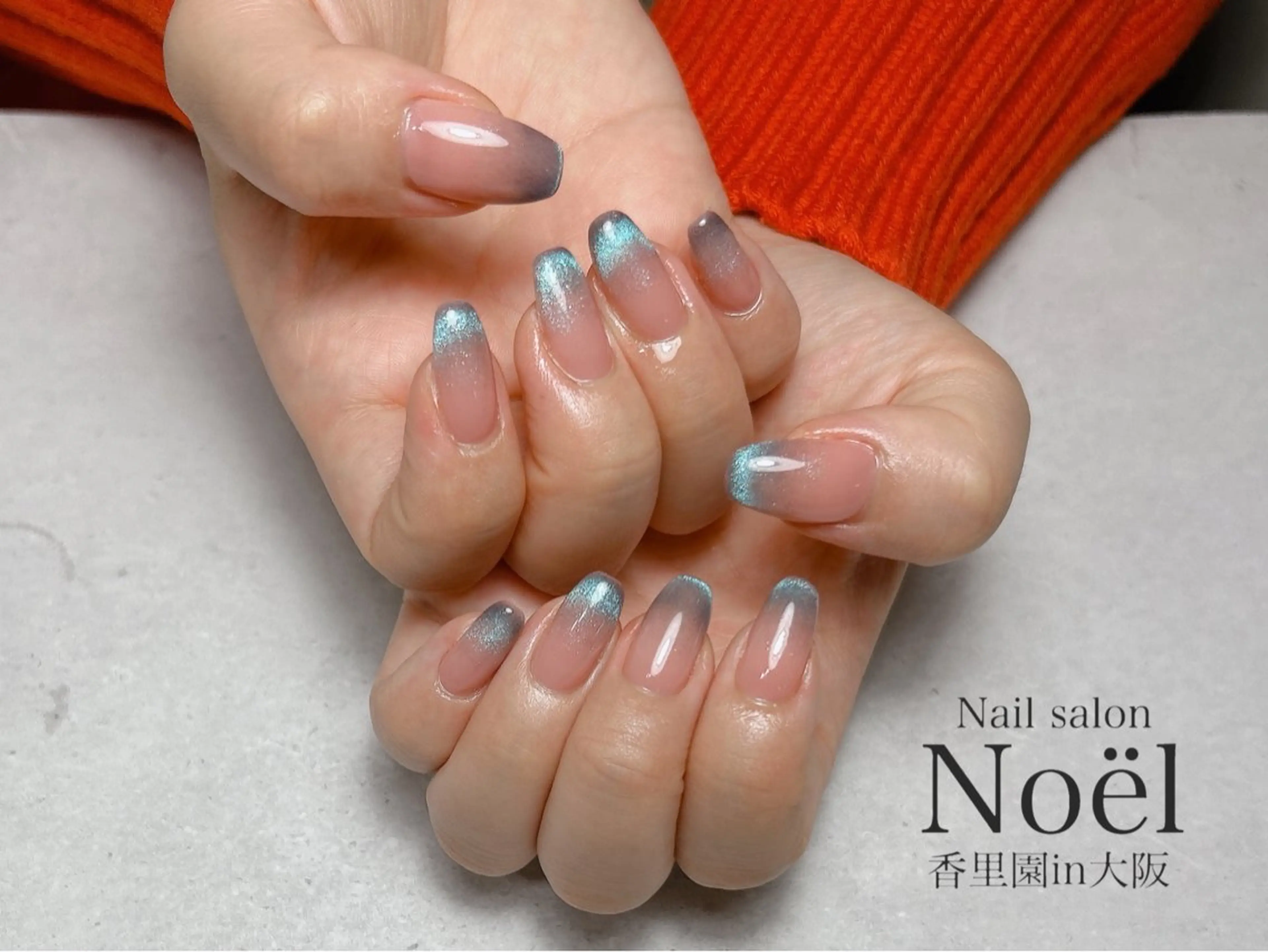 [トレンド♪♪]ワンカラー×マグネットグラデの写真