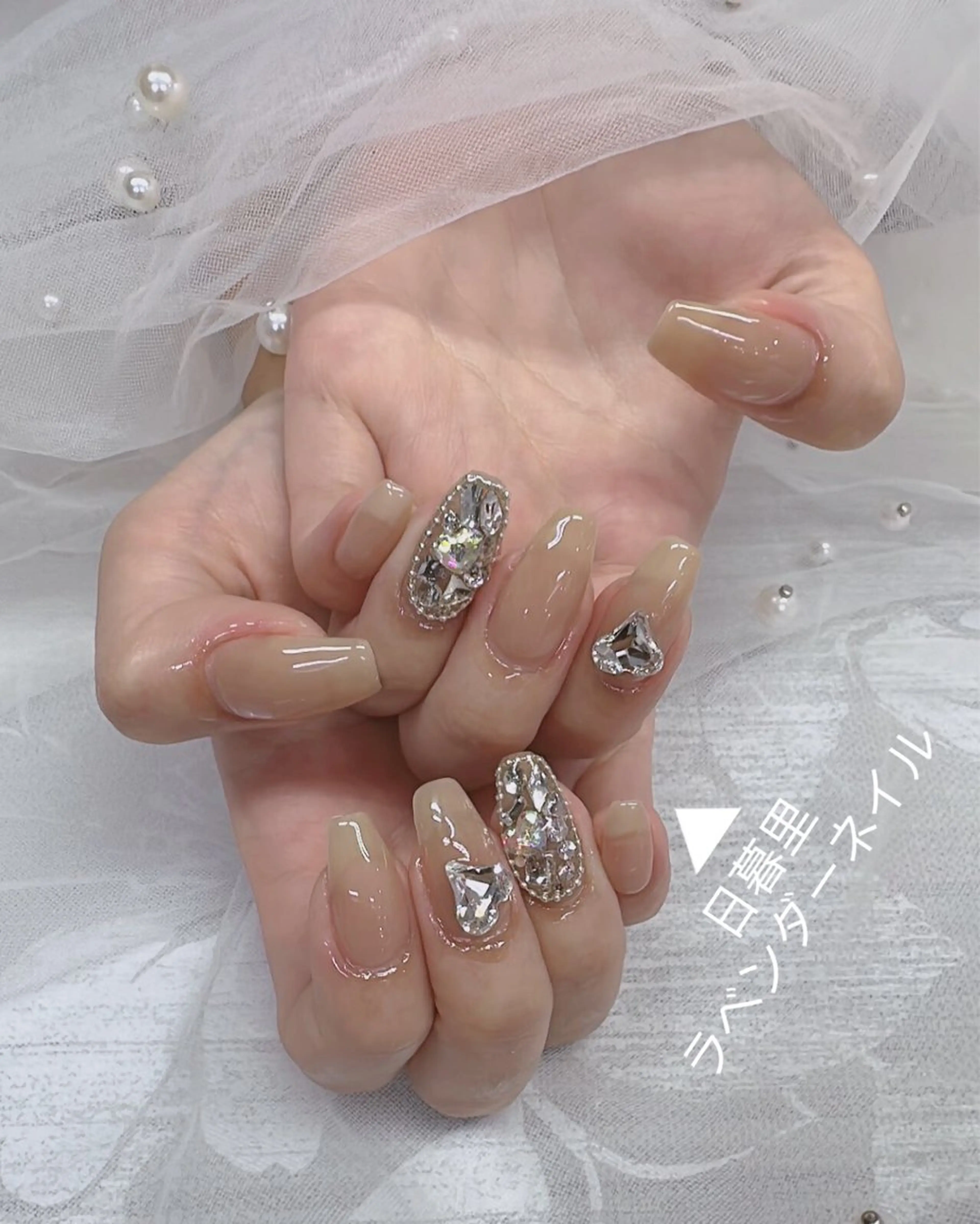 ネイル ラベンダー💖日暮里 ルル💖ネイルのネイルデザイン