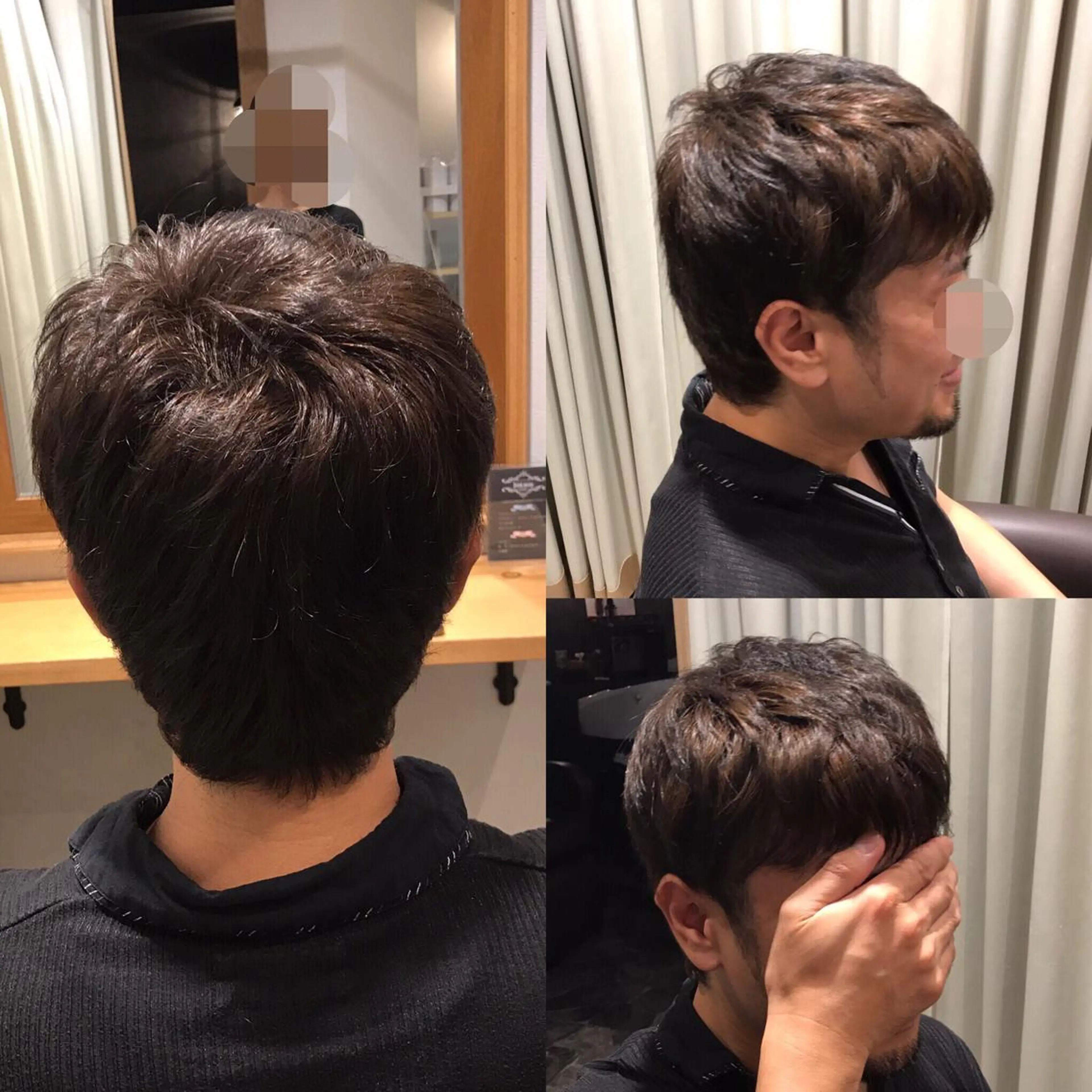 ショート カラー メンズ メンズブリーチ アッシュ アッシュブラウン ブリーチ ブラウンカラー TELA HAIR 幕張本郷店　千尋のヘアスタイル