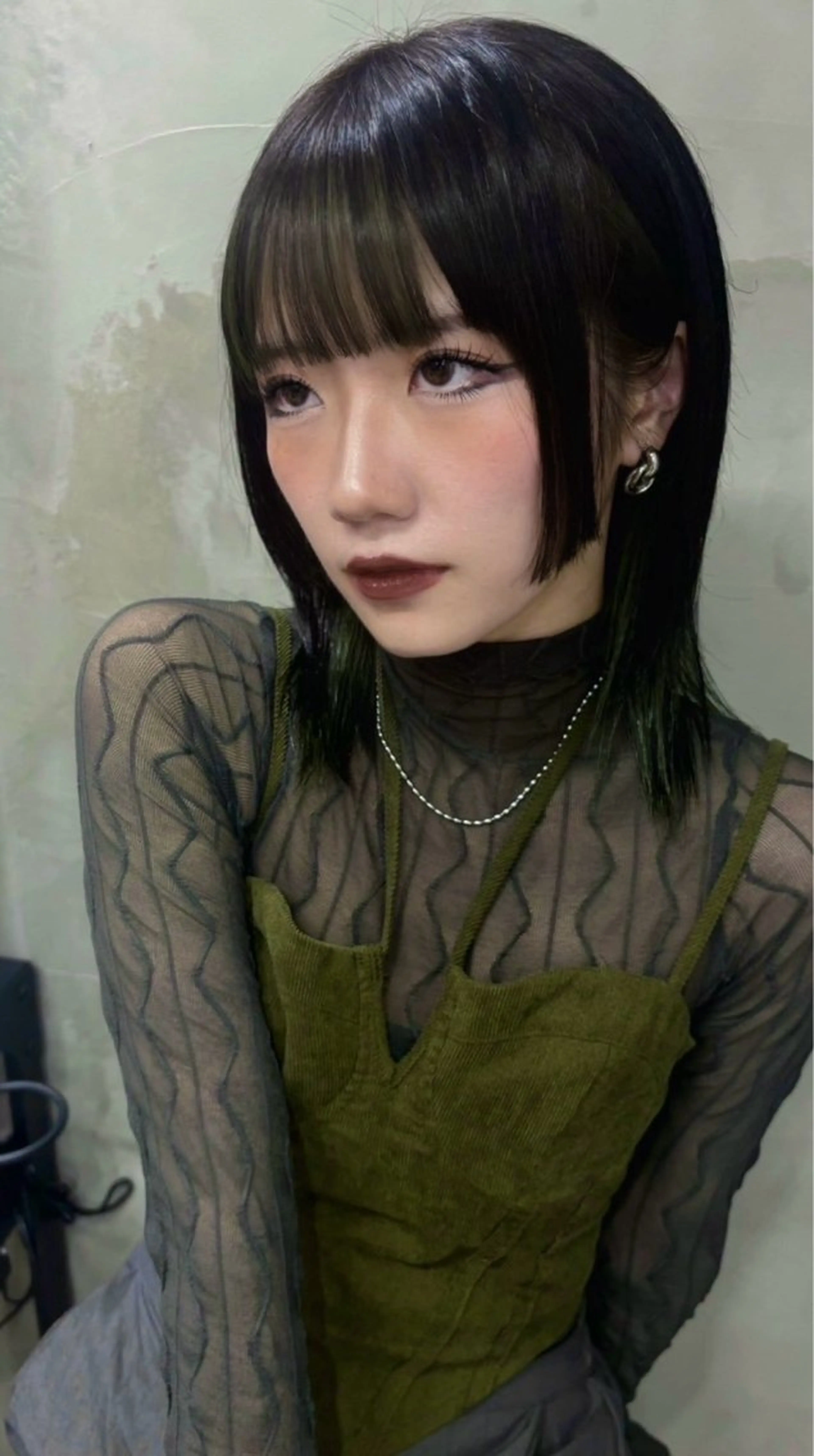 ミディアム Yuuka/ w colorのヘアスタイル