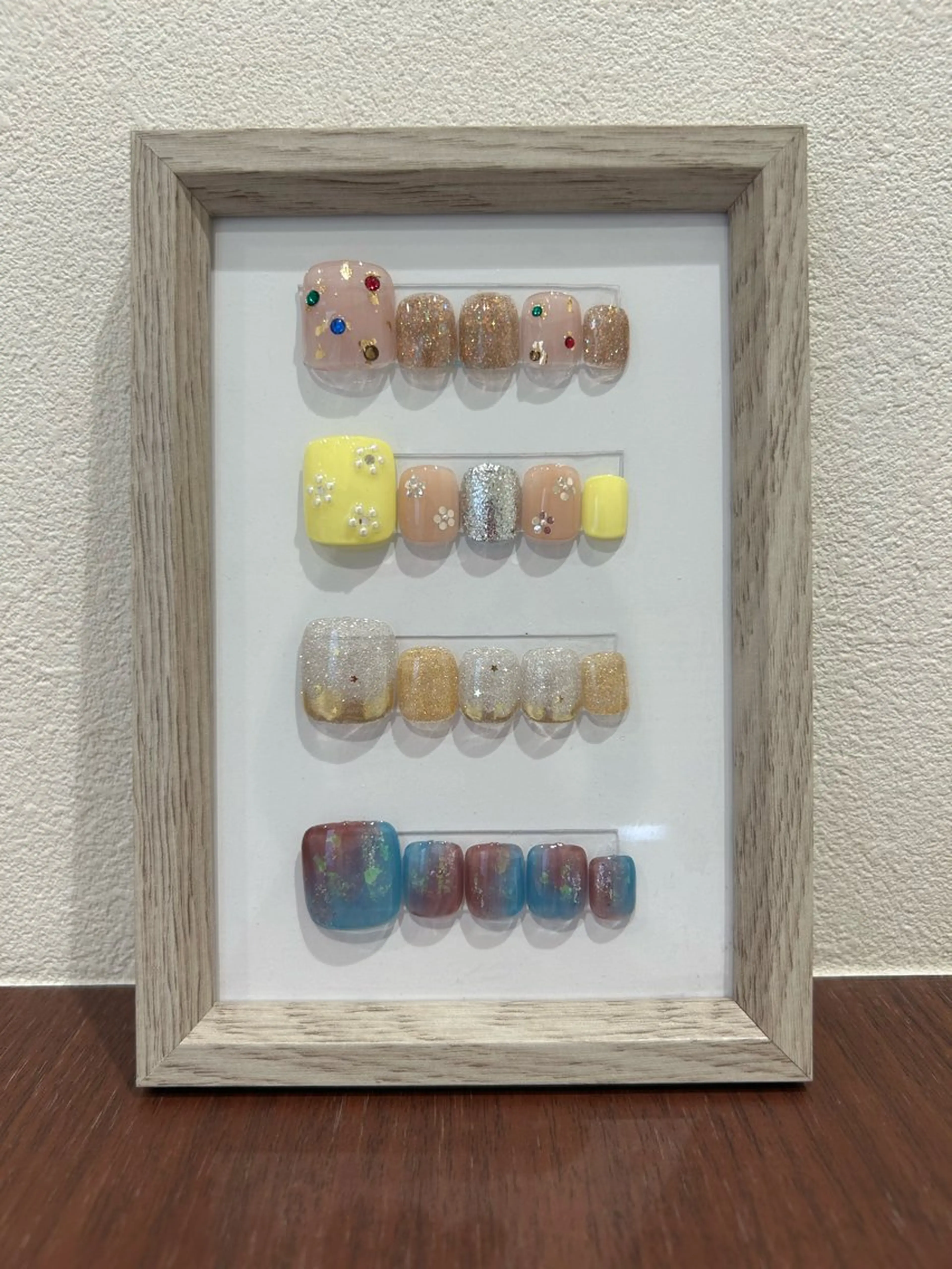 定額フットネイル🫧オフなしの写真