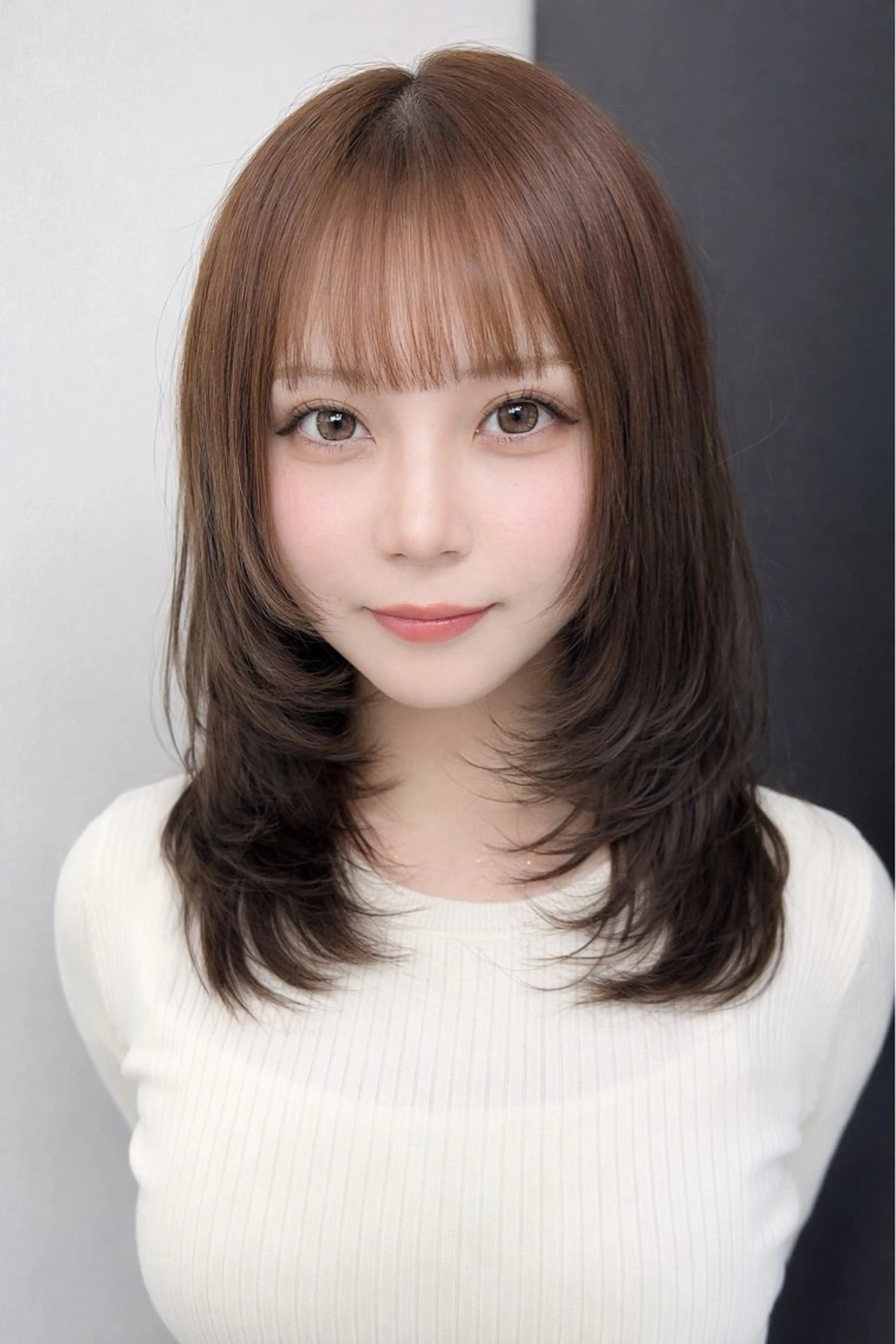 ミディアム カット 🍀お悩み改善憧れの 美髪 小林風雅のヘアスタイル