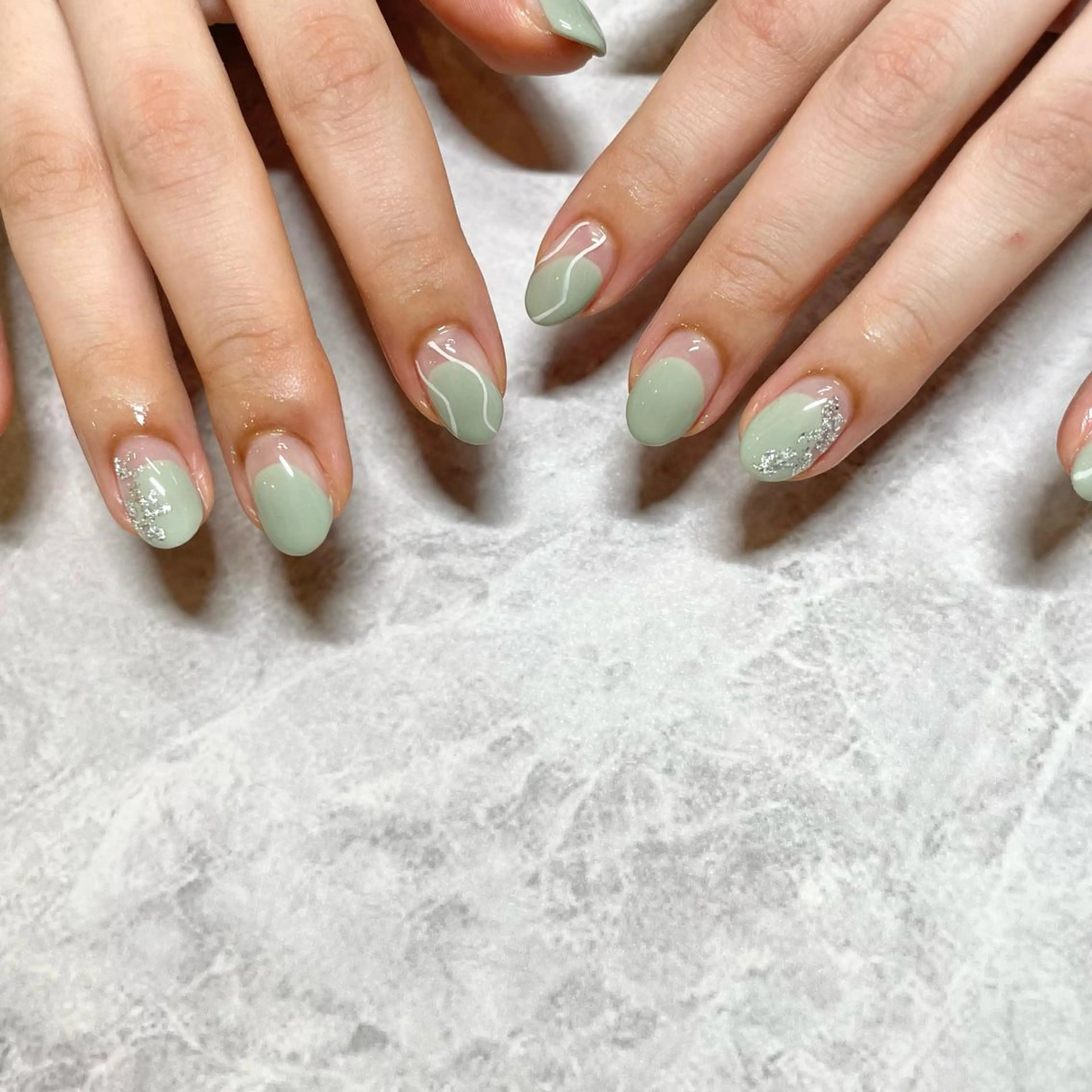 ネイル ハンドネイル 大山 楓花のネイルデザイン