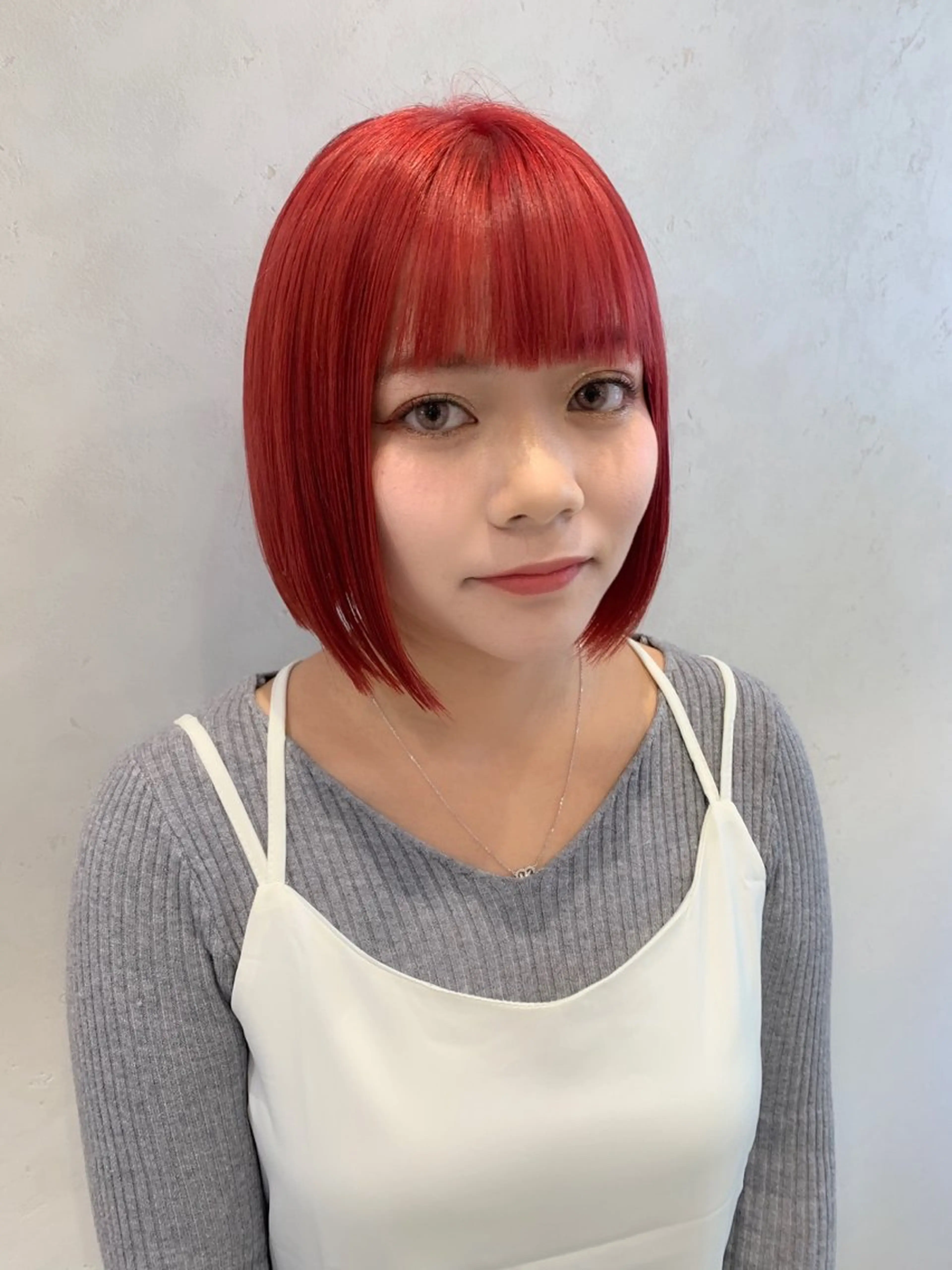 ショート カラー 前下がりボブ ボブ ayumi🌈 インナーカラー🌈のヘアスタイル