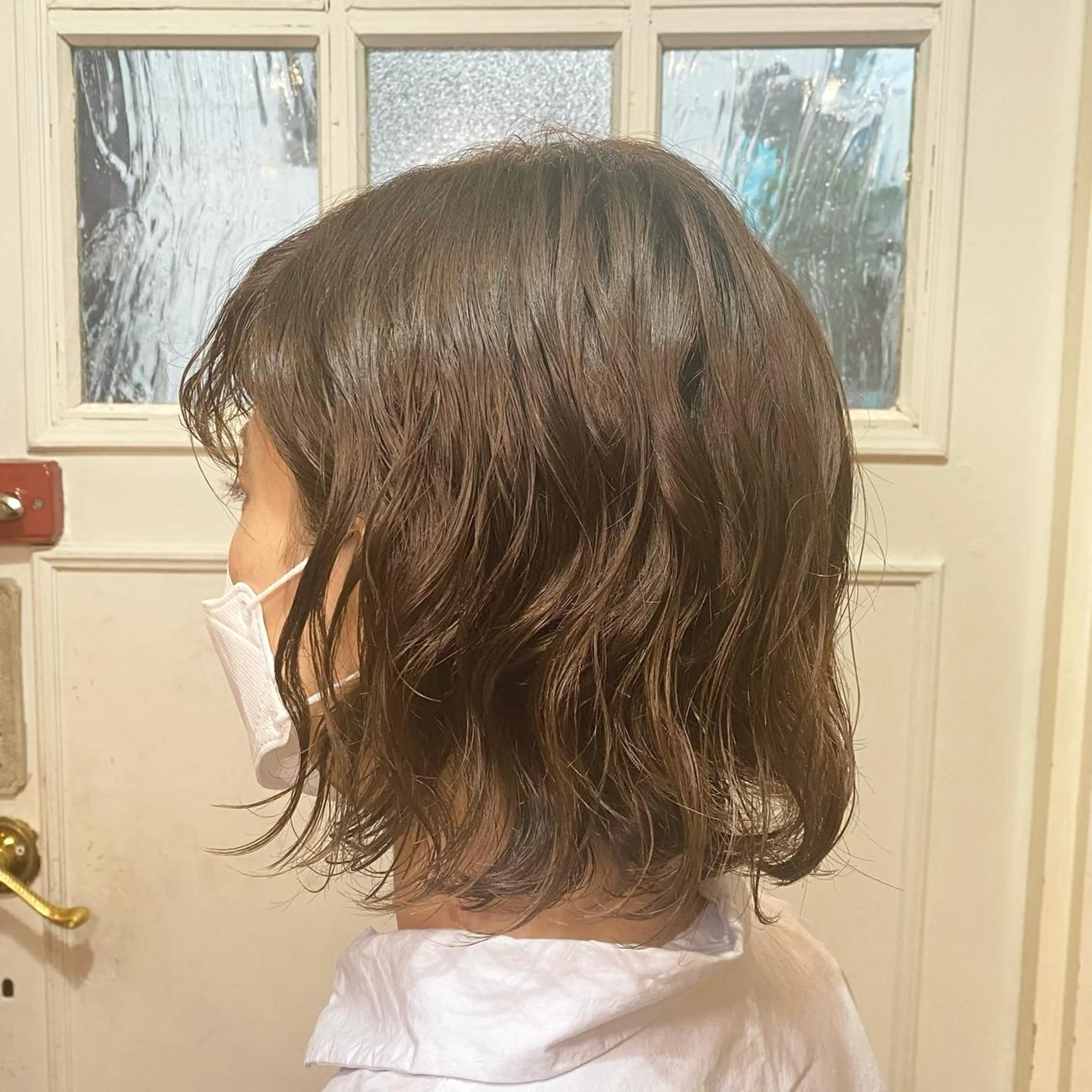 ショート パーマ ボブ デジタルパーマ カット パーマ ヘッドスパ BRITS 渡辺 菜々子のヘアスタイル