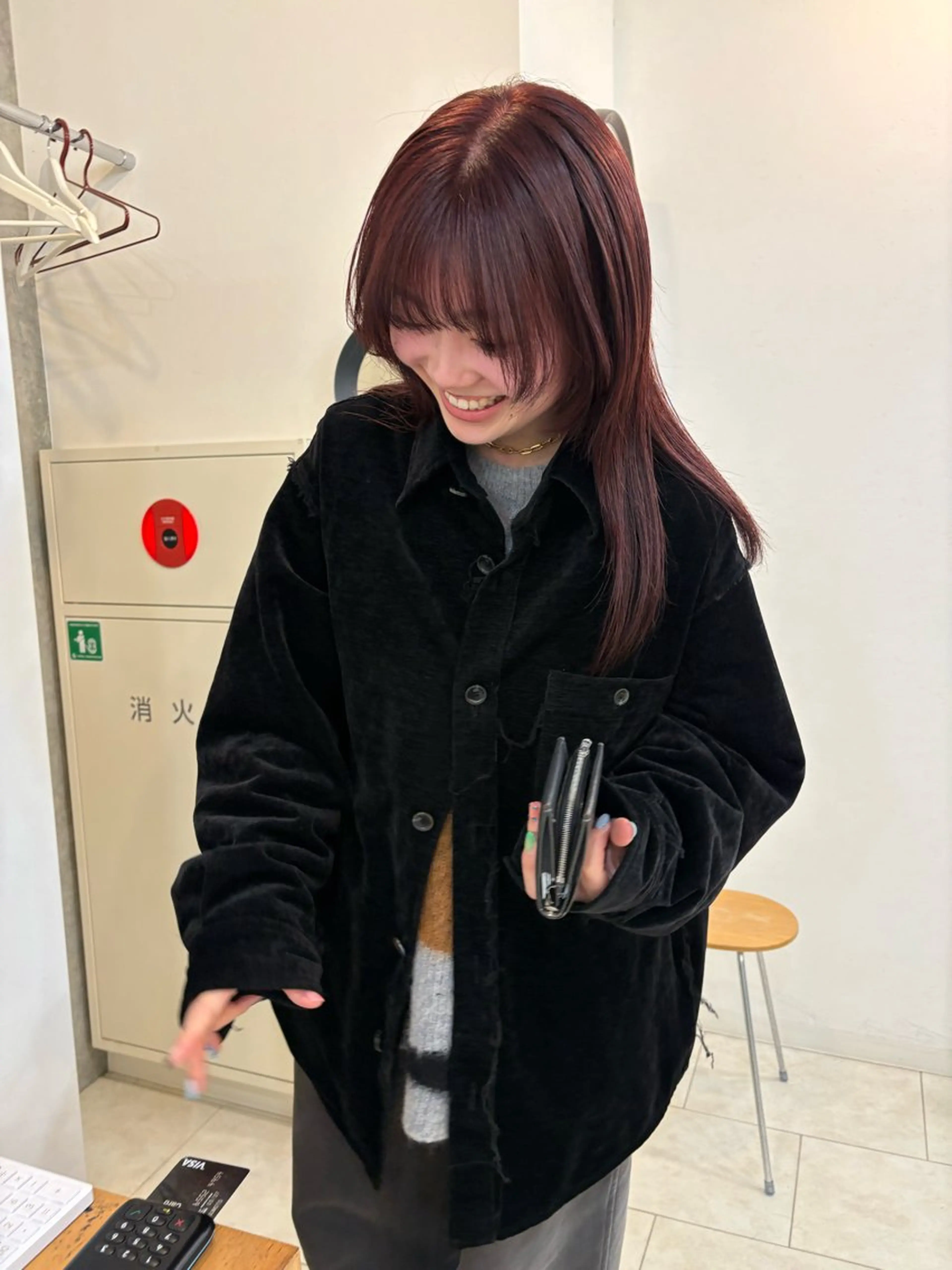 セミロング カラー カット ヘアカラー eri kinjoのヘアスタイル