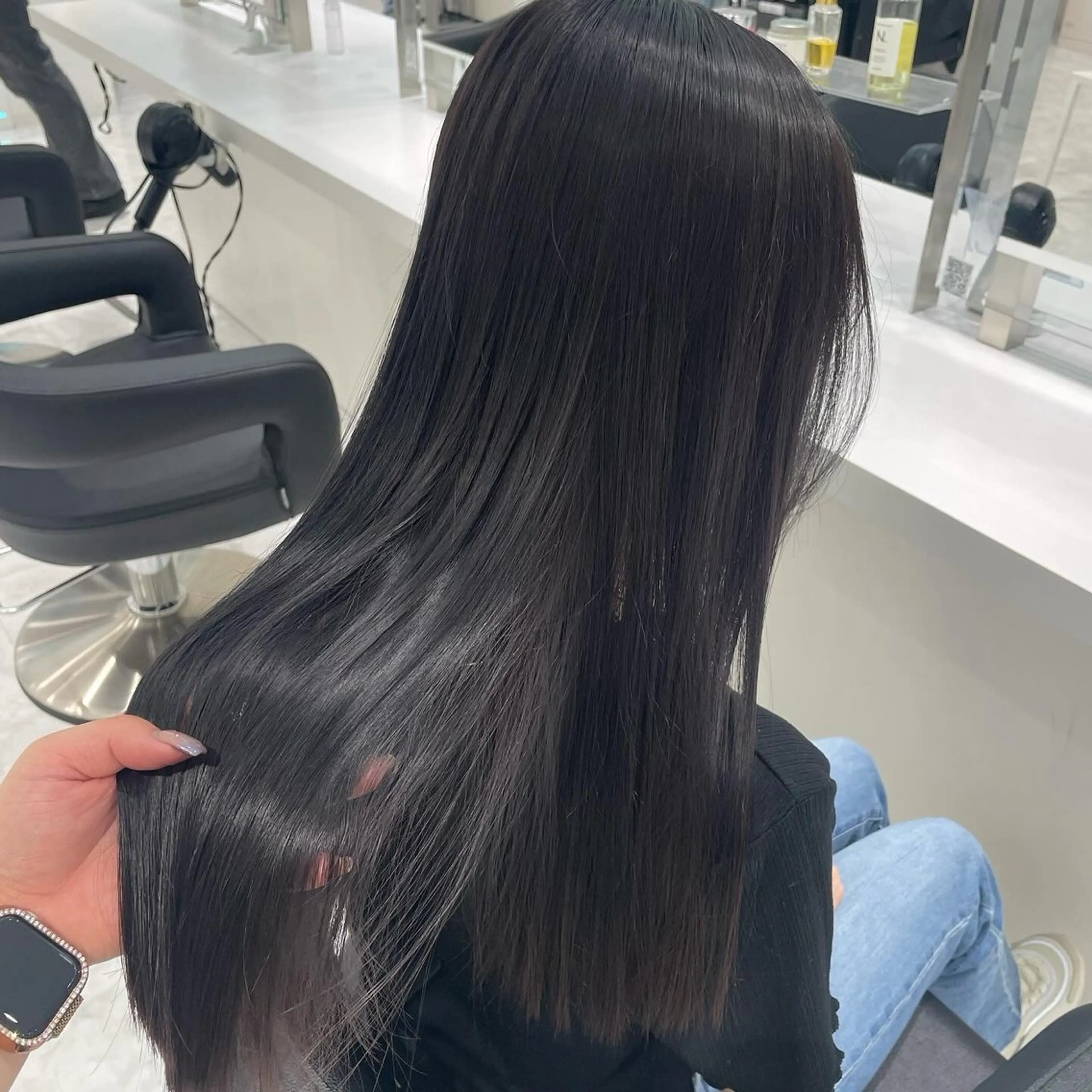 ロング カラー カット トリートメント 🤍レイヤー/顔周り /hirari🤍のヘアスタイル