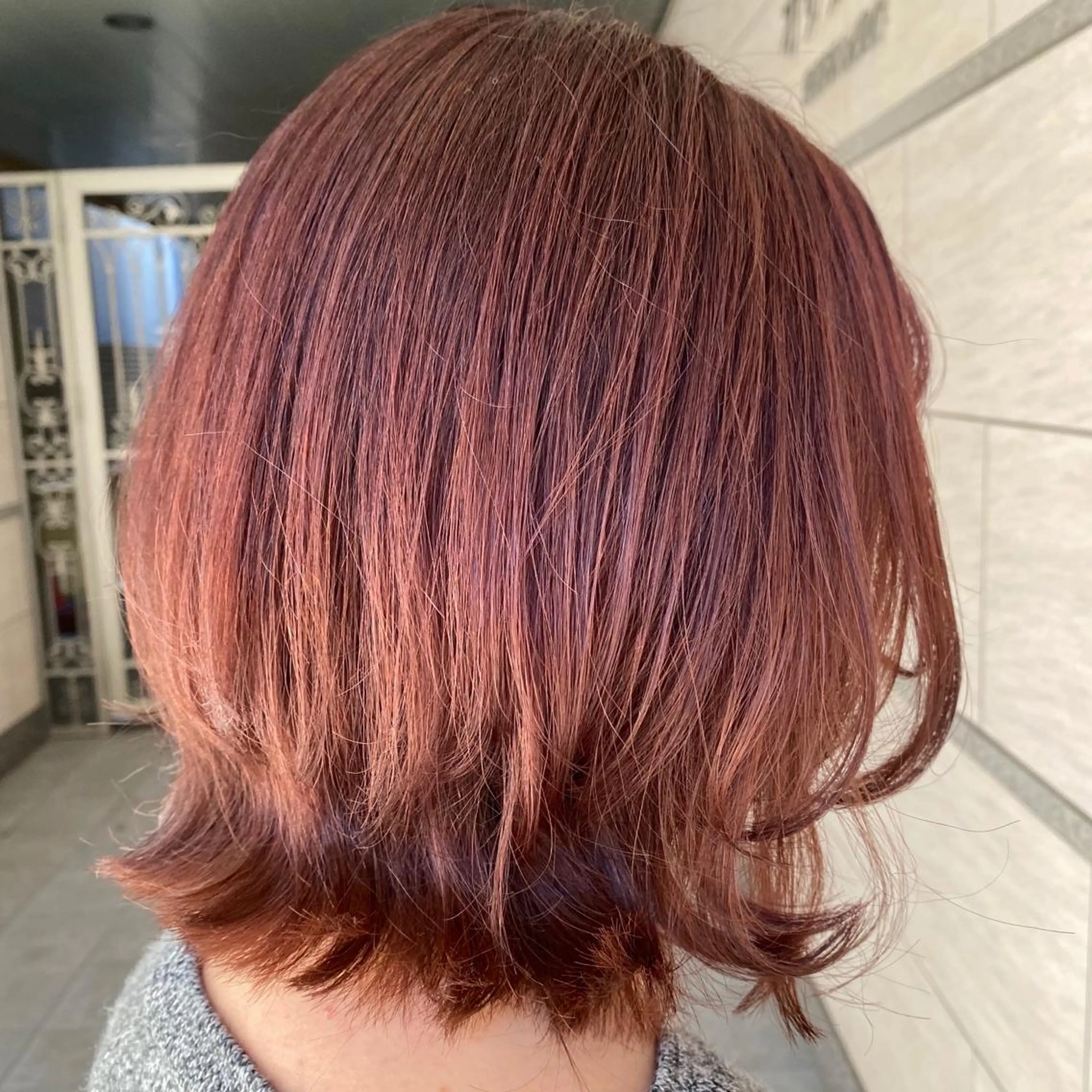 ミディアム カラー ブリーチ ブリーチなしカラー 💚 nao💚のヘアスタイル