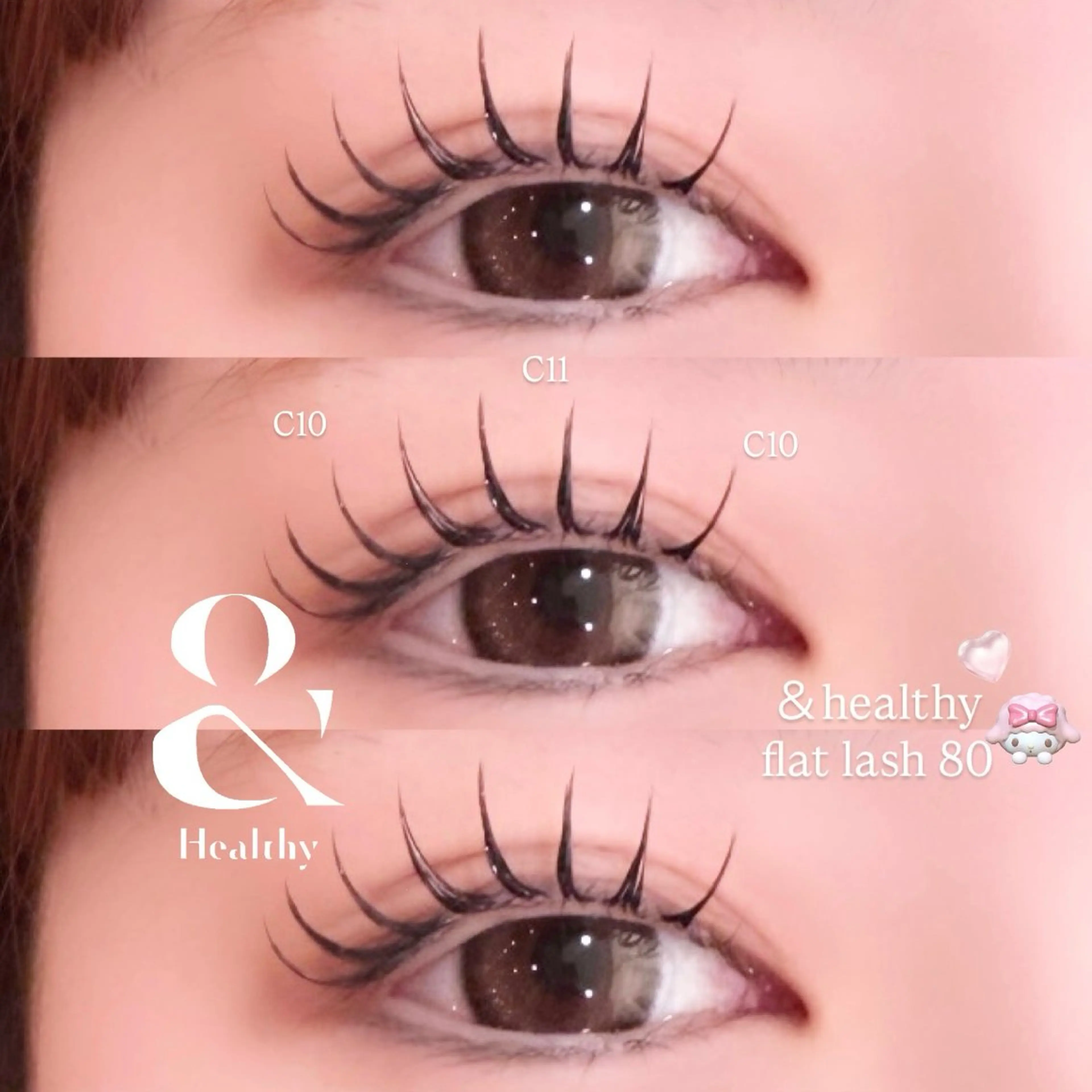 マツエク・マツパ フラットラッシュ マツエク 千島 里歩のマツエク・マツパデザイン