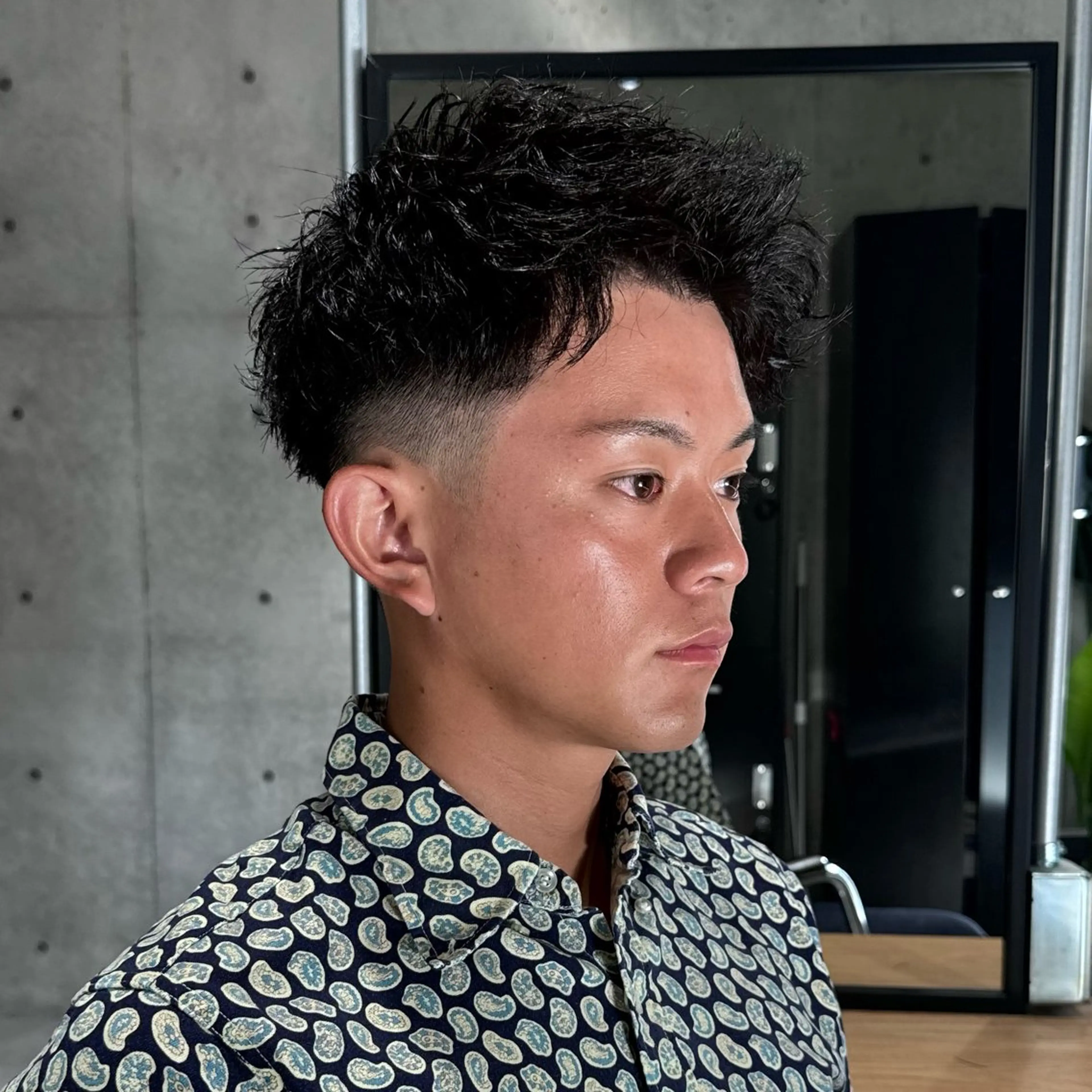 カット+ツイストスパイラルパーマの写真