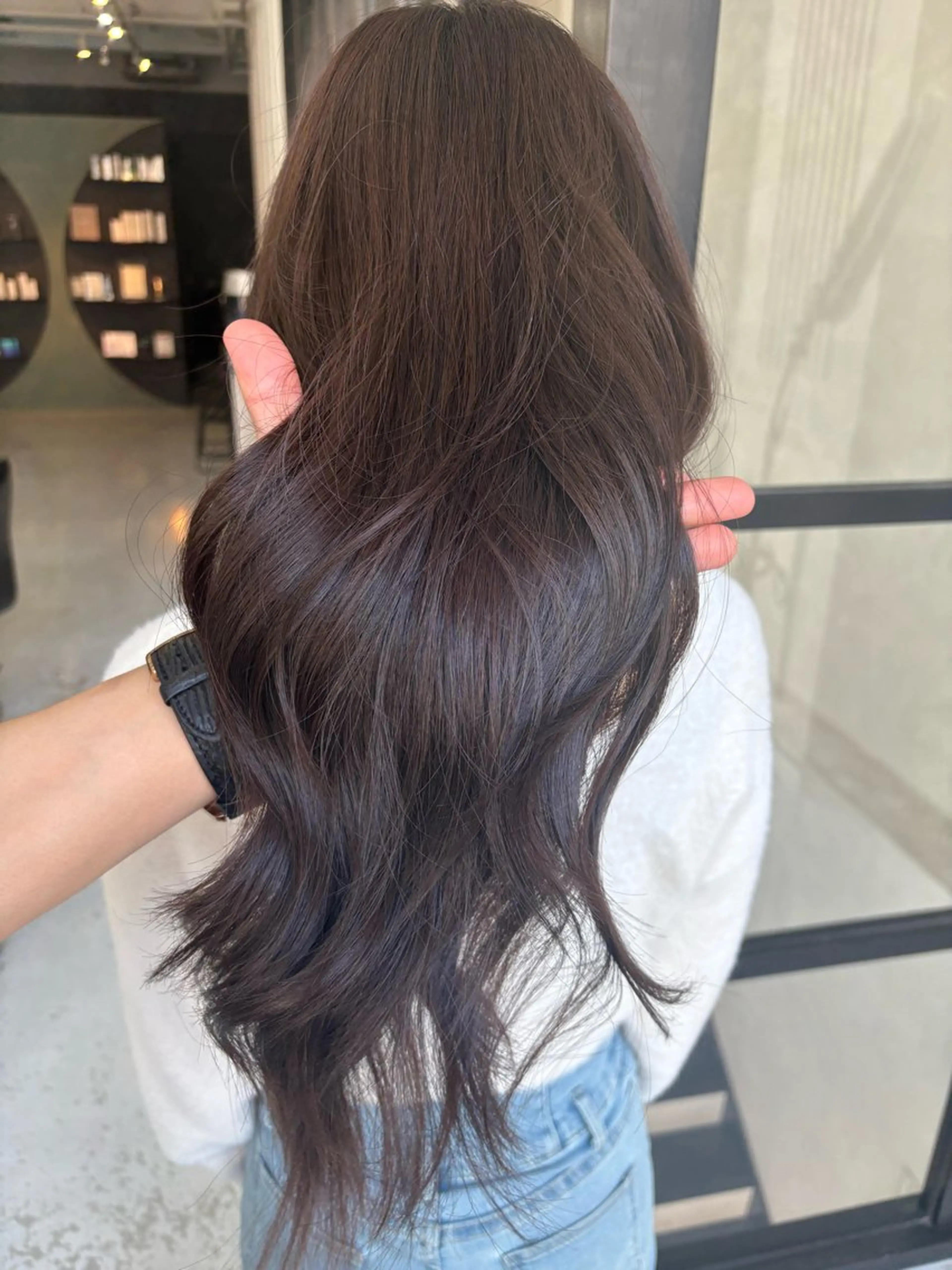 セミロング カラー Maison Halu YUKIのヘアスタイル