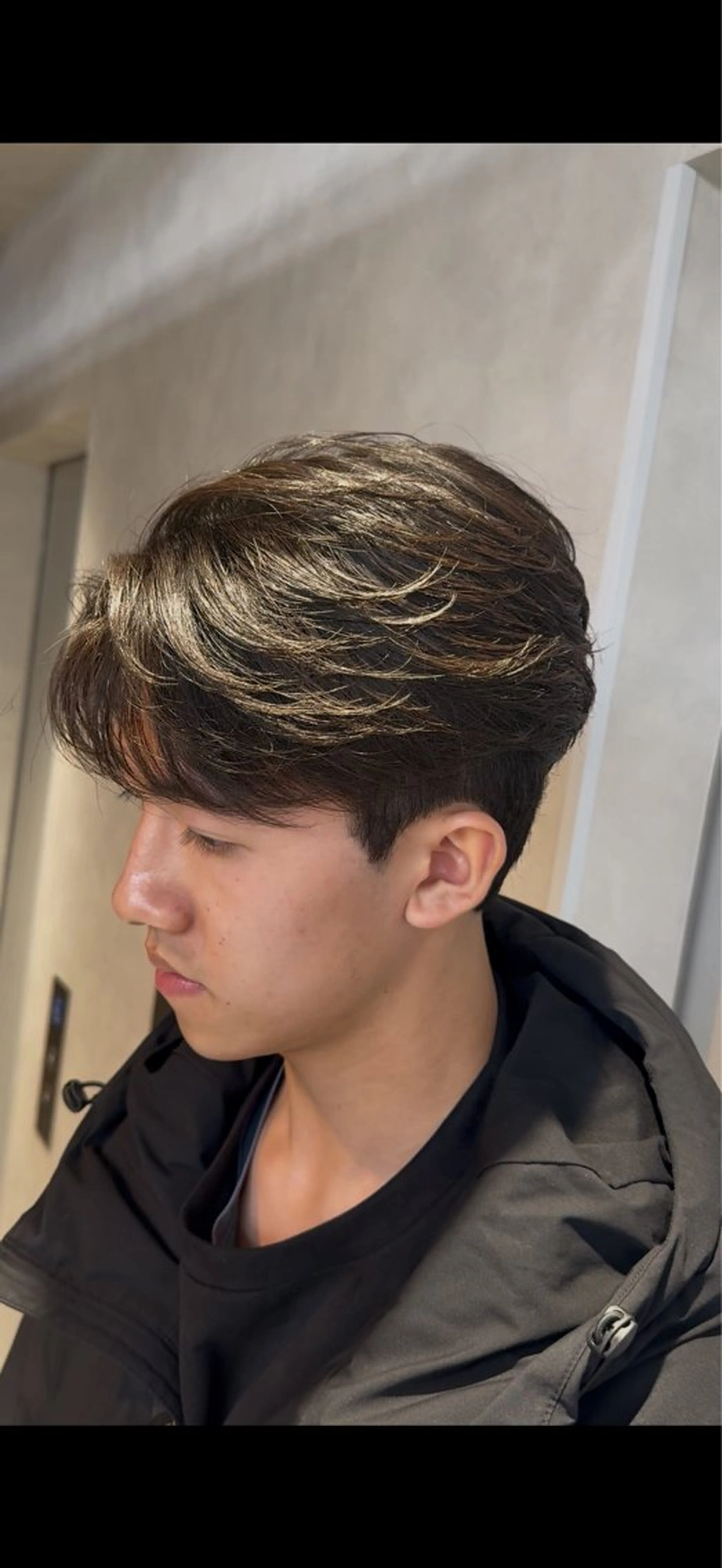 メンズ 本田 有里のヘアスタイル