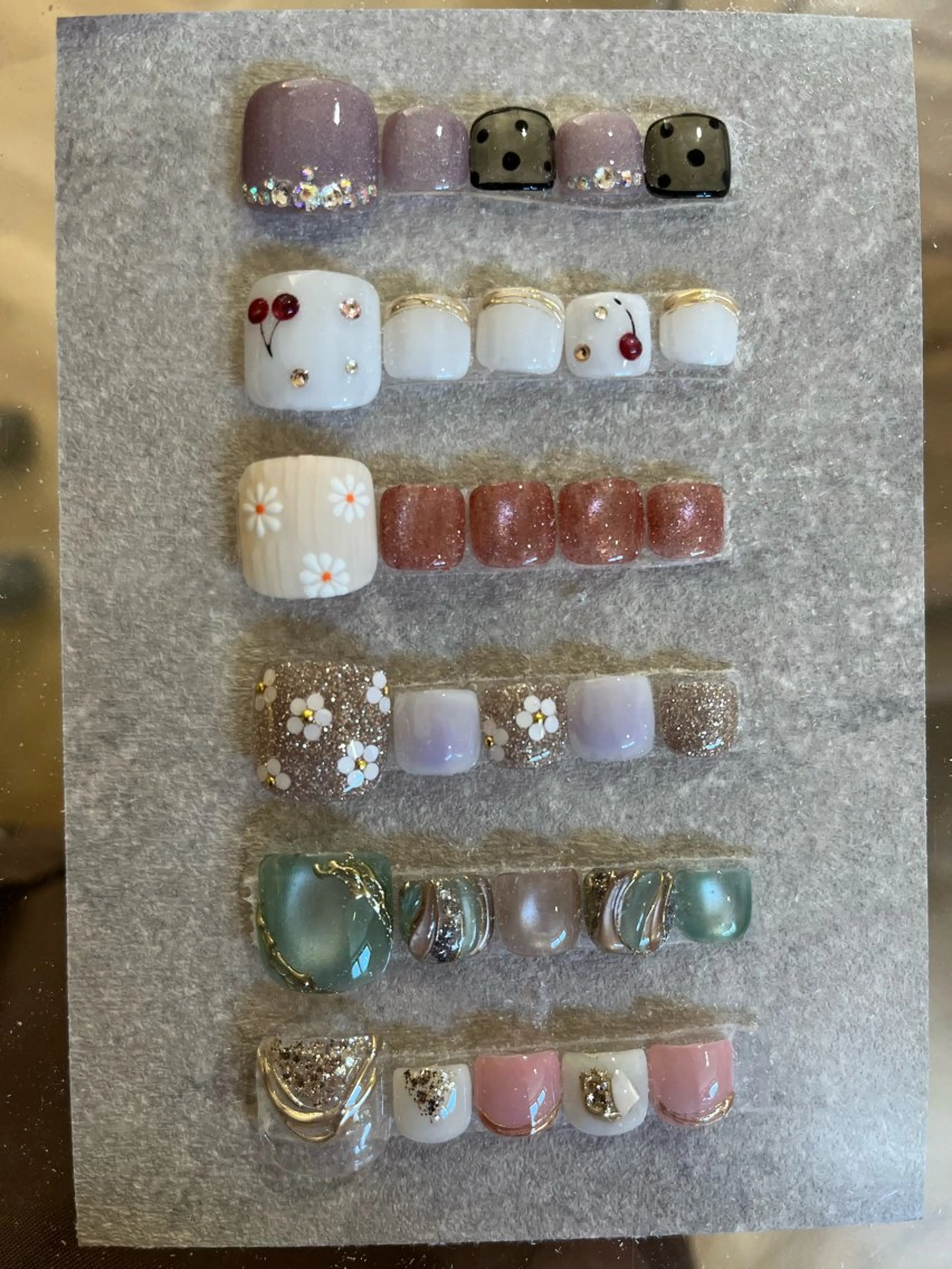 定額ネイルの写真