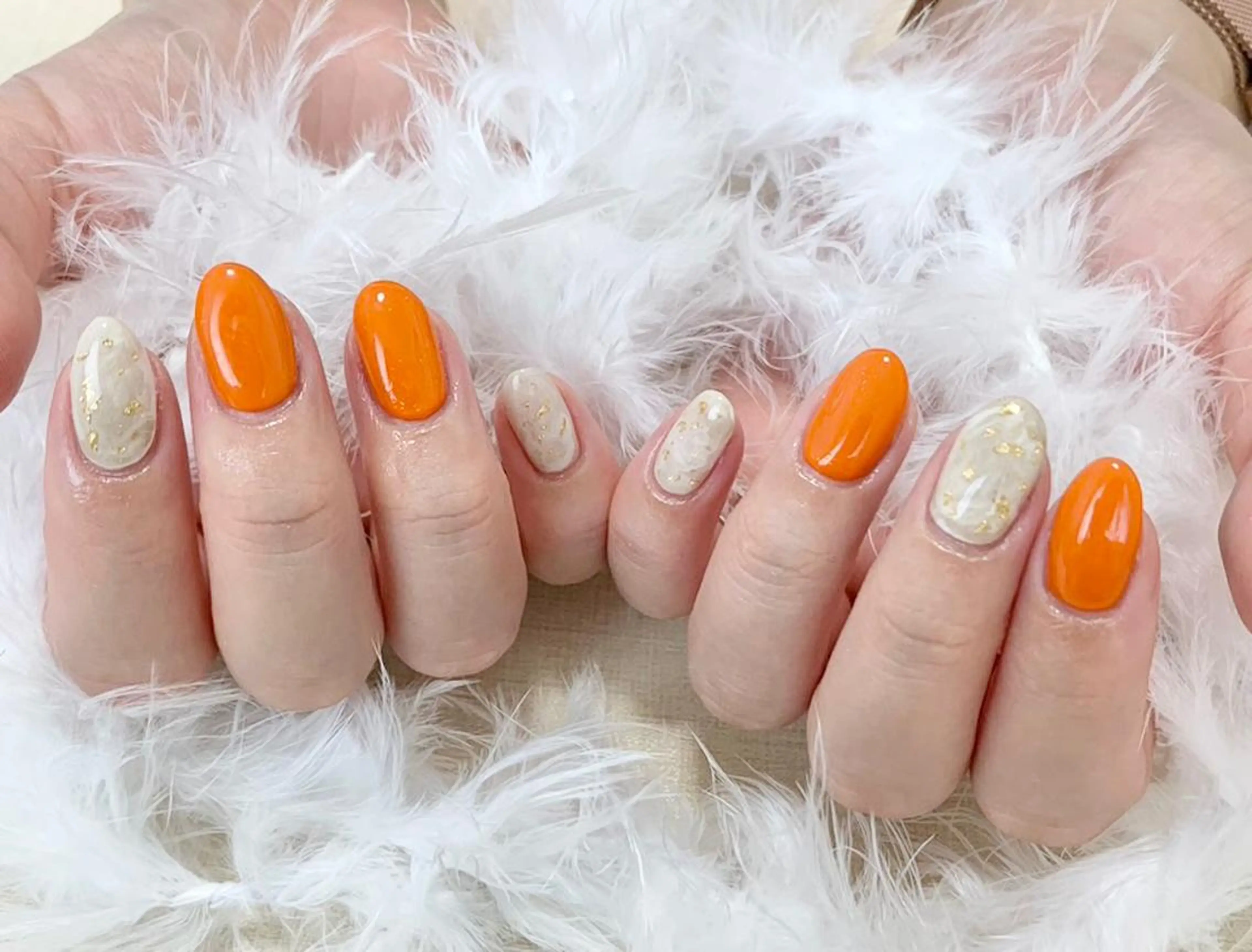 ネイル シンプルネイル ハンドネイル わたなべ さやかのネイルデザイン