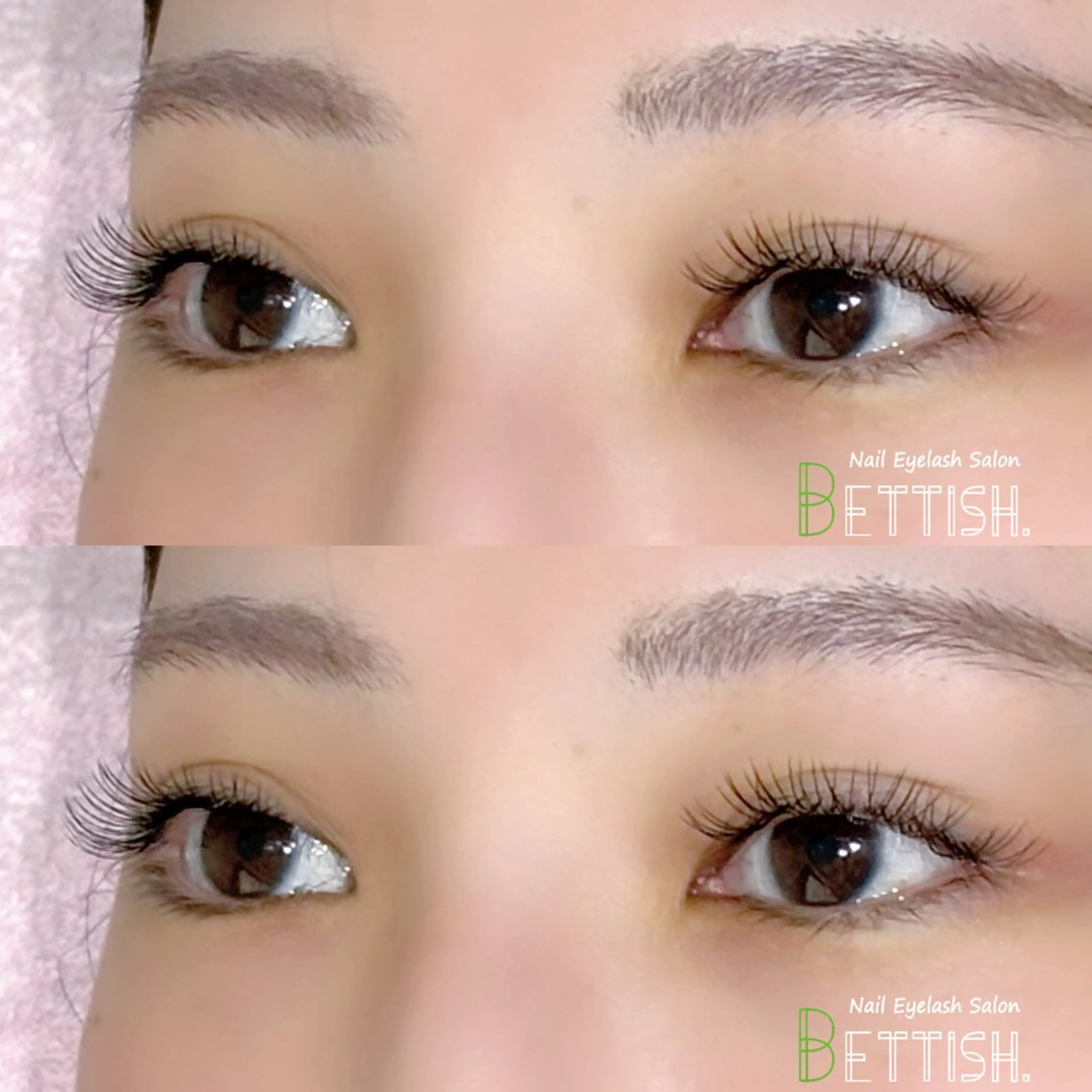 マツエク・マツパ BETTISH🩵 SERIのマツエク・マツパデザイン