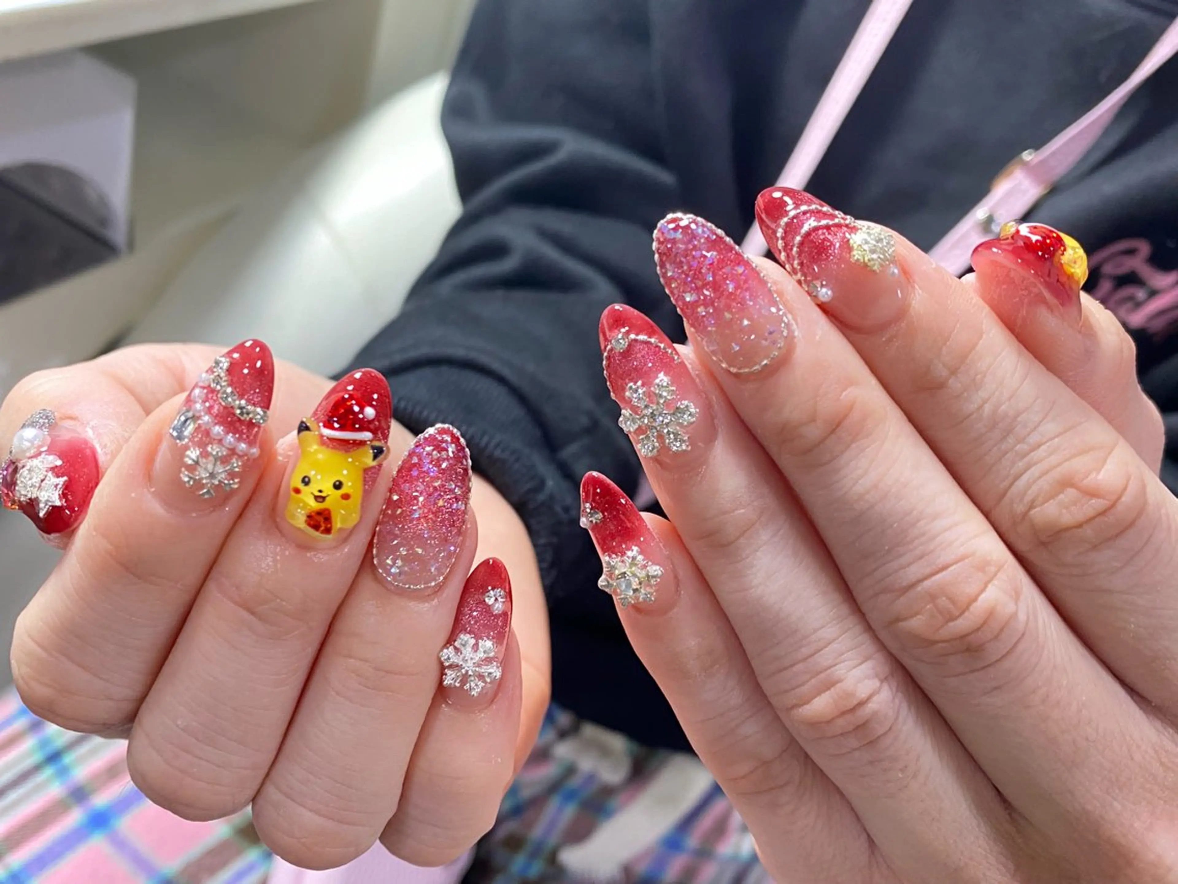 ネイル ハンドネイル 星 あみのネイルデザイン