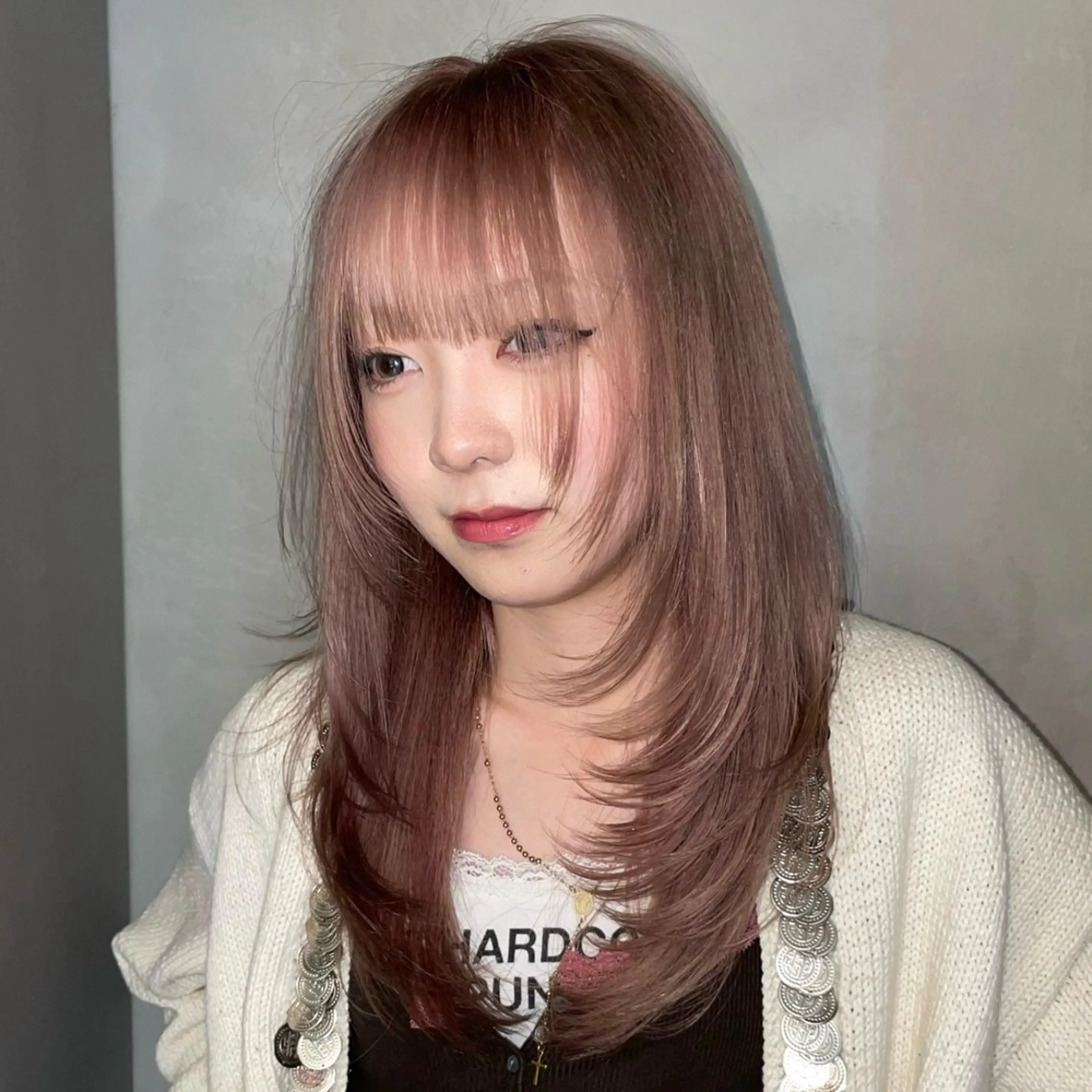 ロング カラー カット ヘアカラー レイヤー/透明感 カラー✩.*˚チャンのヘアスタイル