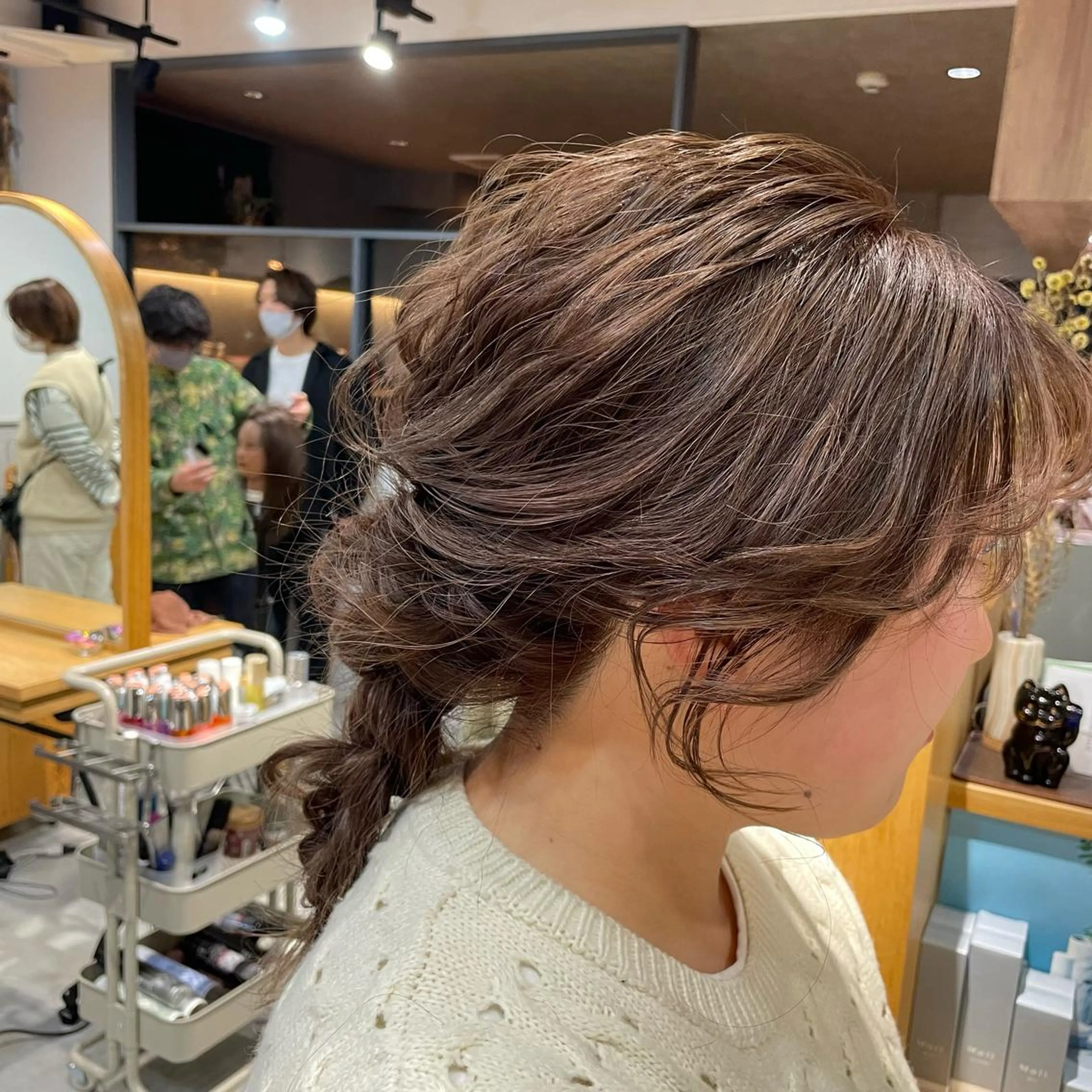 ヘアアレンジ 恵比寿 艶暗髪 🎀Naokoのヘアスタイル