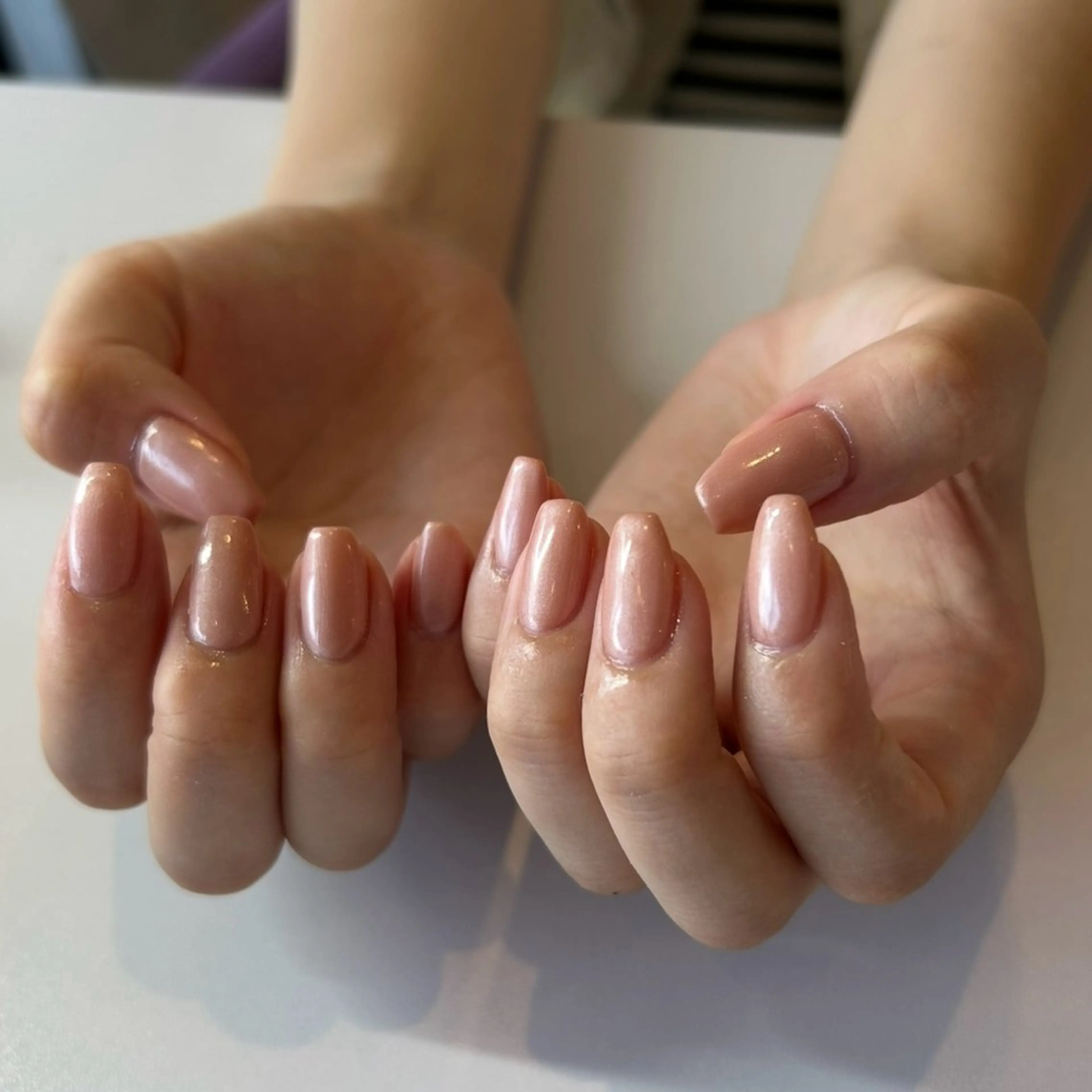 ネイル ワンカラーネイル REJOUIR本陣 hirayamaのヘアスタイル