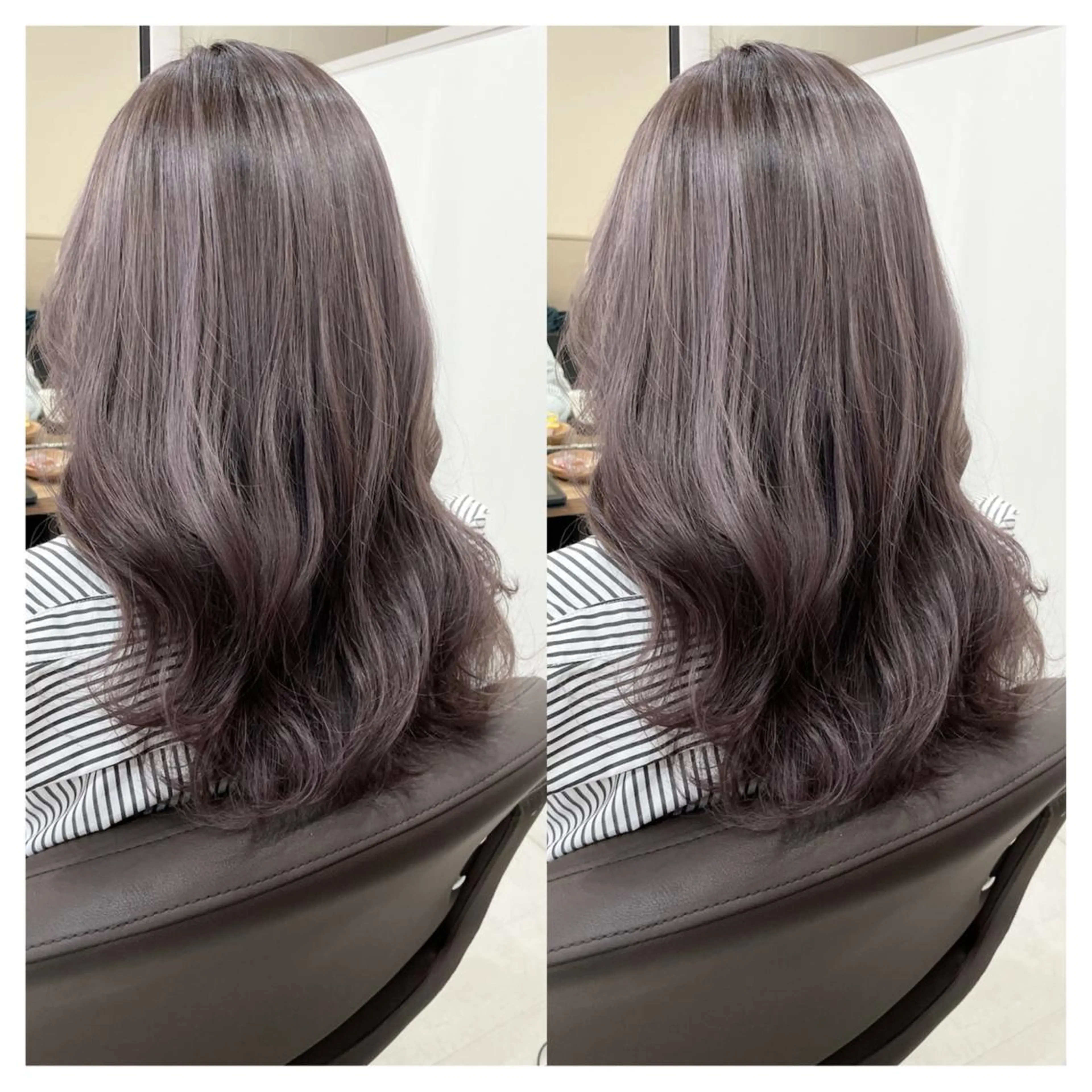 セミロング カラー カット ヘアカラー トリートメント 村山 茉衣のヘアスタイル