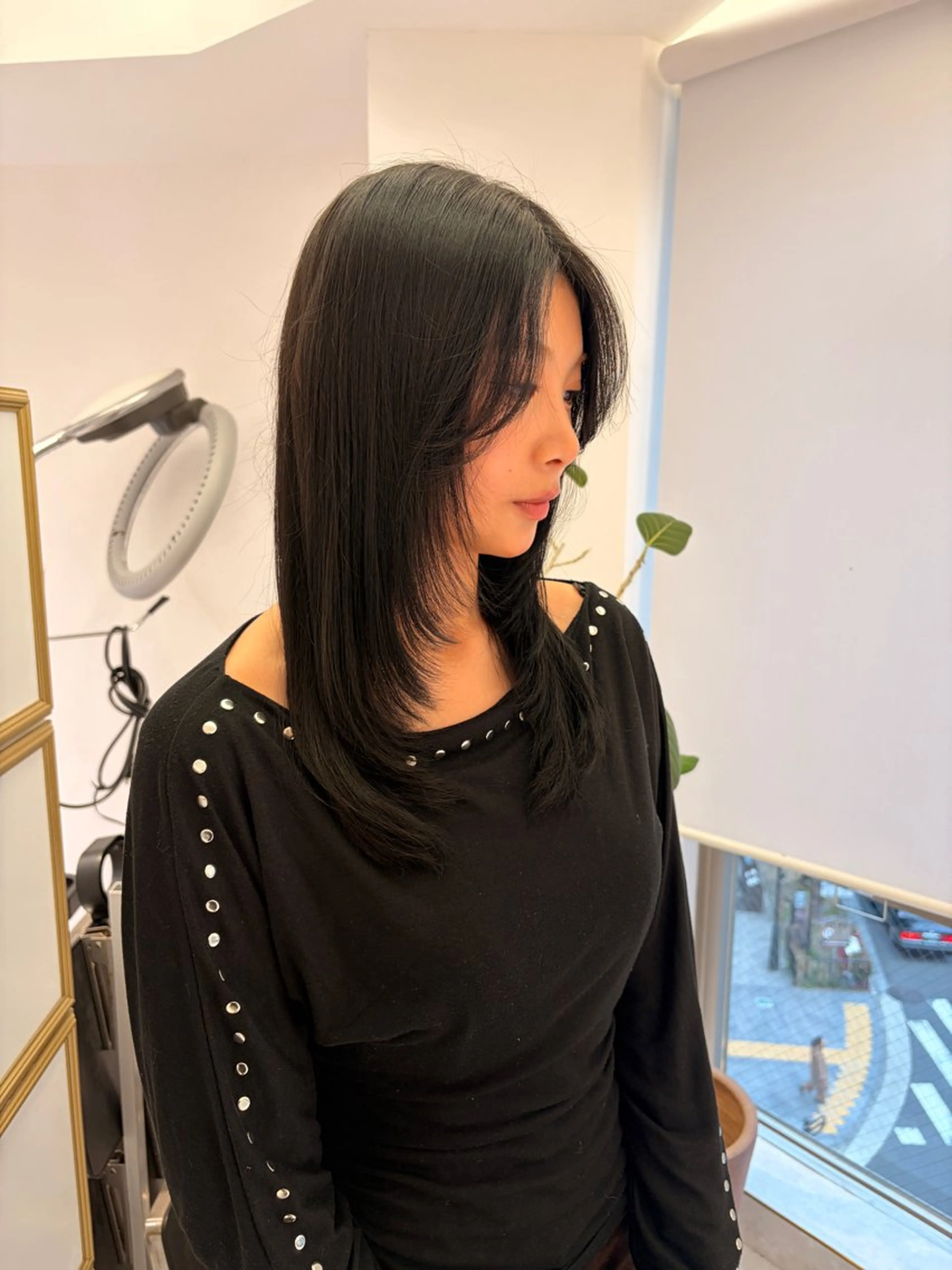 セミロング カット ヘアカラー 🍓似合わせカット× パーマ／矢木🍓のヘアスタイル