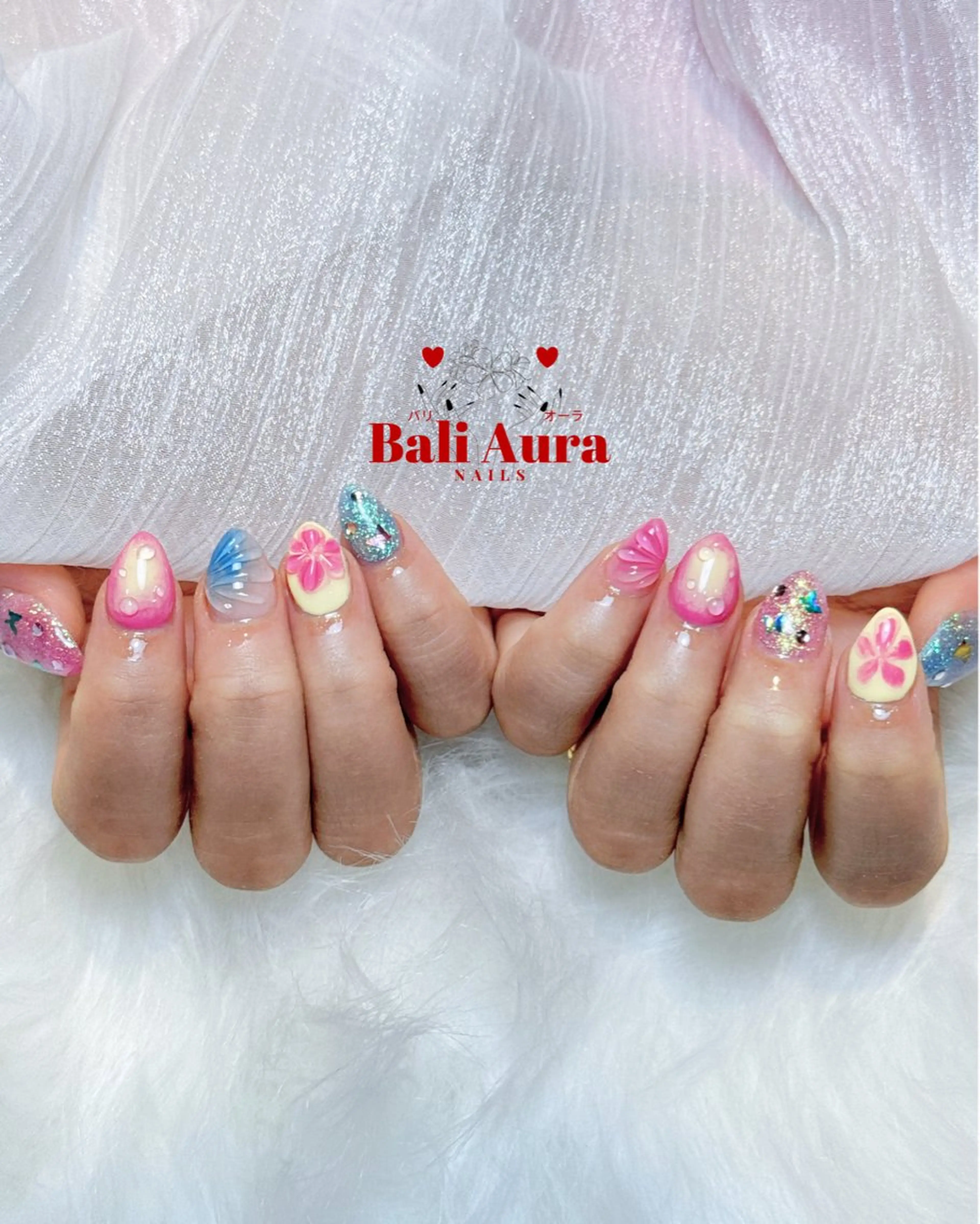 ネイル ハンドネイル Bali Aura Nailsのネイルデザイン