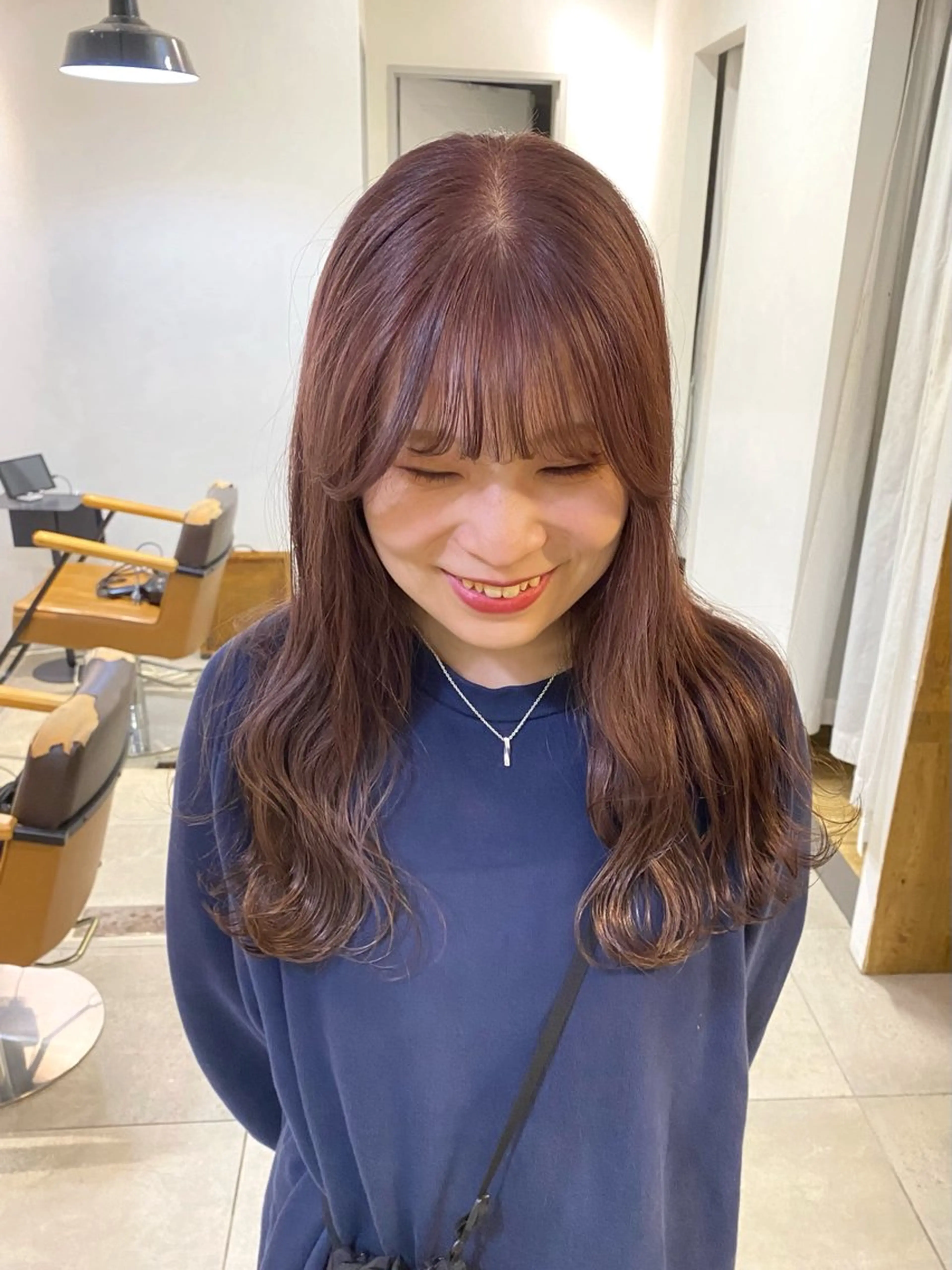 セミロング カラー ヘアカラー Lomalia 🤍🫧/makoのヘアスタイル