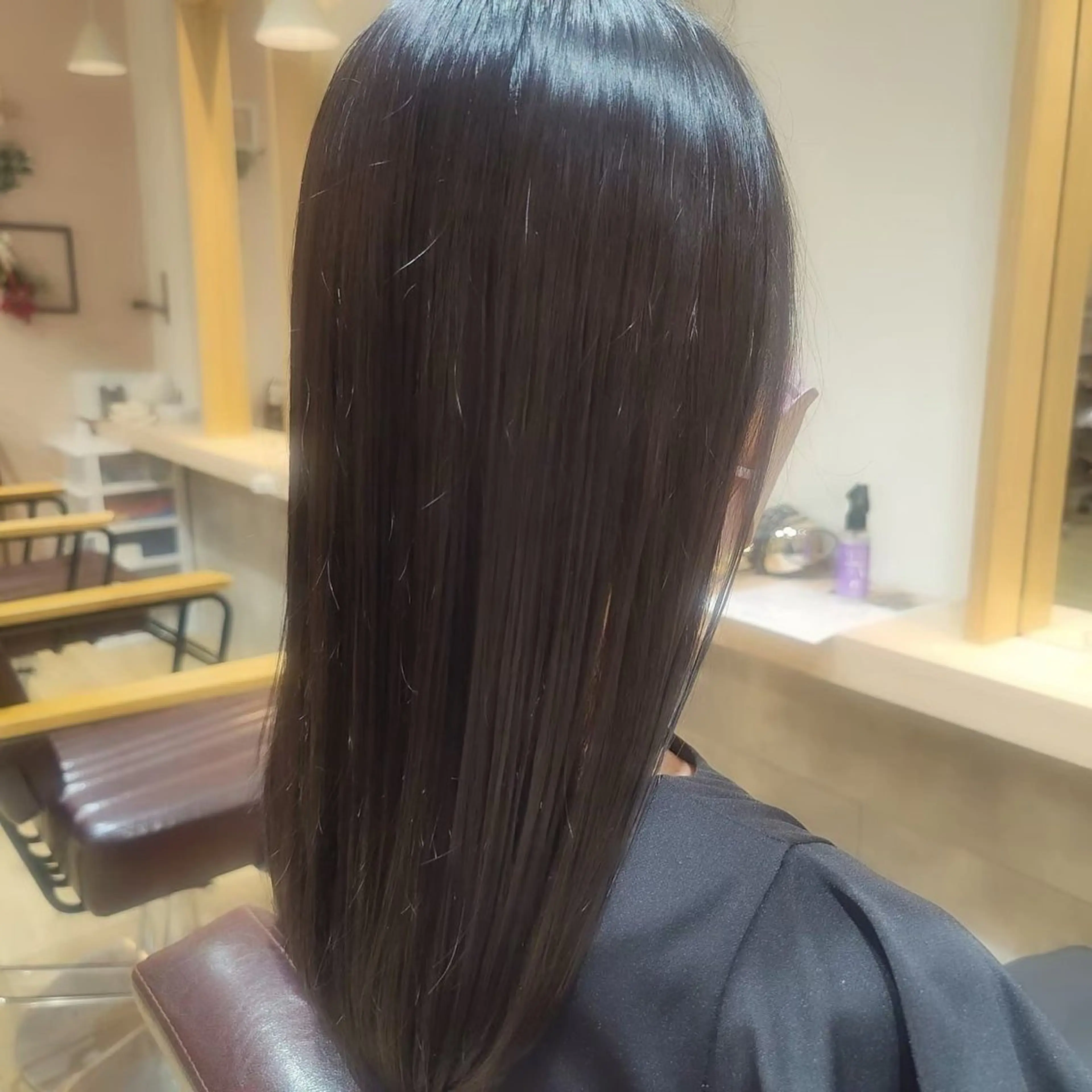 ⭐️カット✂️＋極ツヤ縮毛矯正🌟＋トリートメント期間限定❣️モデル様募集のため半額です💖の写真