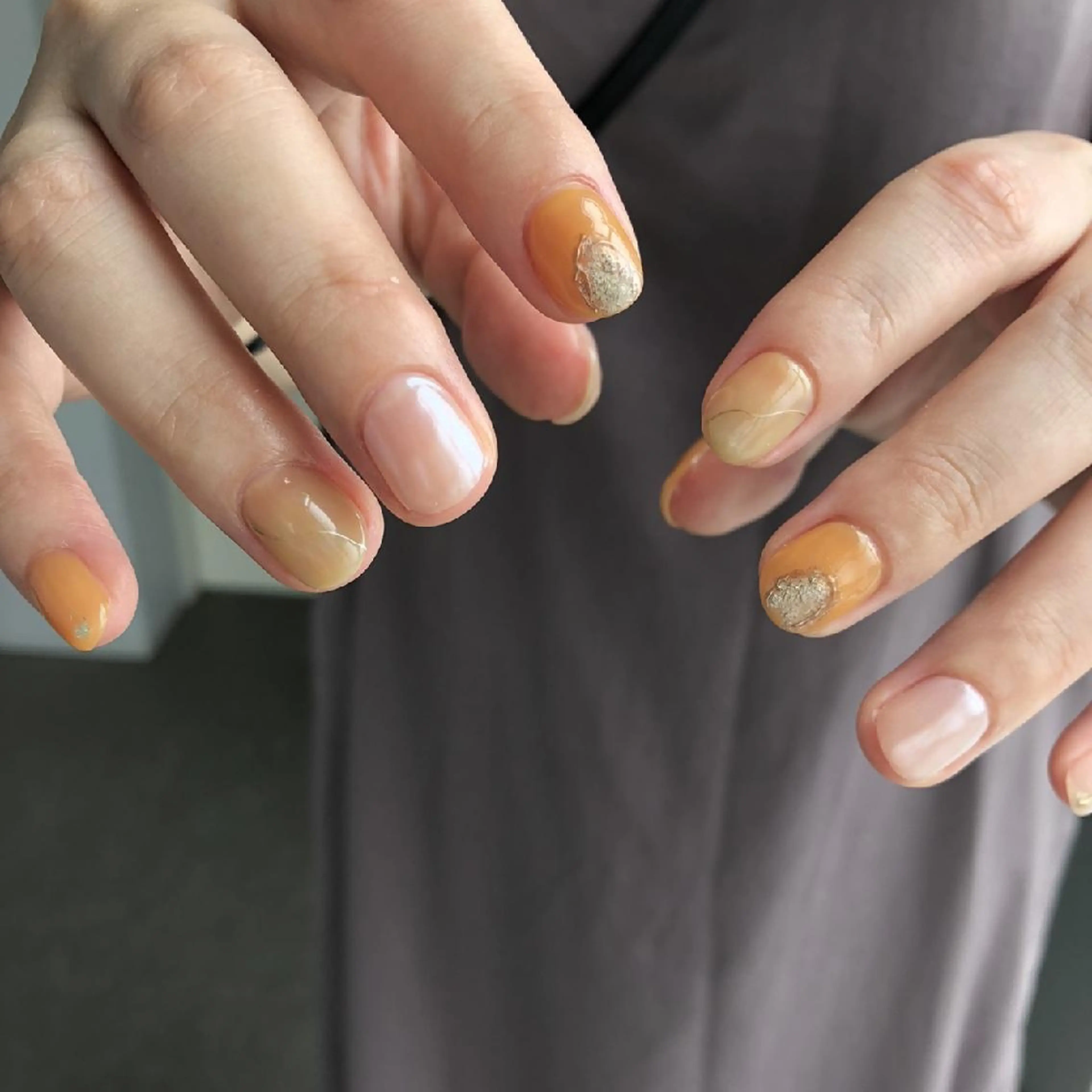 ネイル Ray. ／綺麗目ニュアンスのネイルデザイン