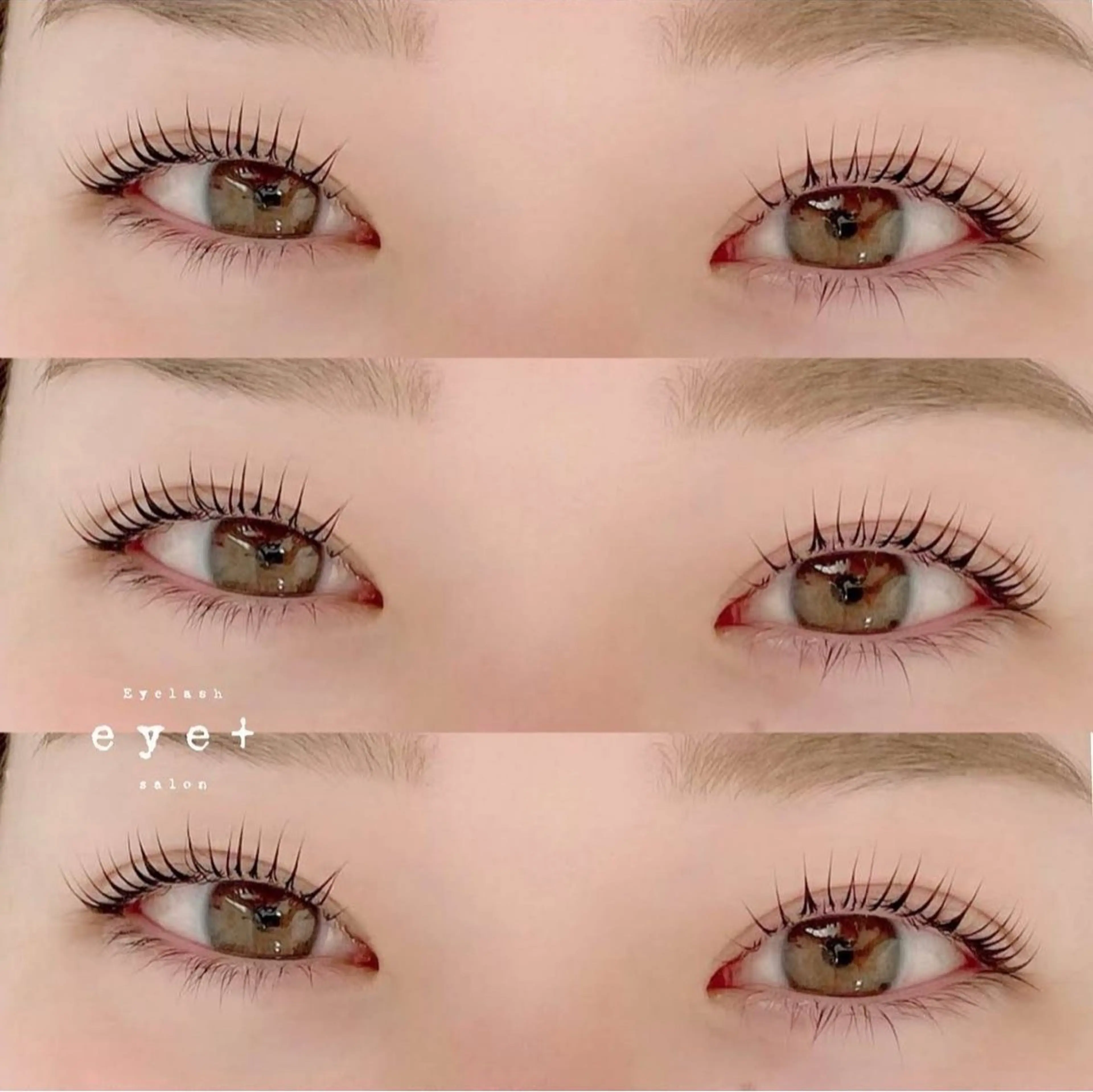 マツエク・マツパ 一重×まつ毛パーマ eye+ sante meiのマツエク・マツパデザイン