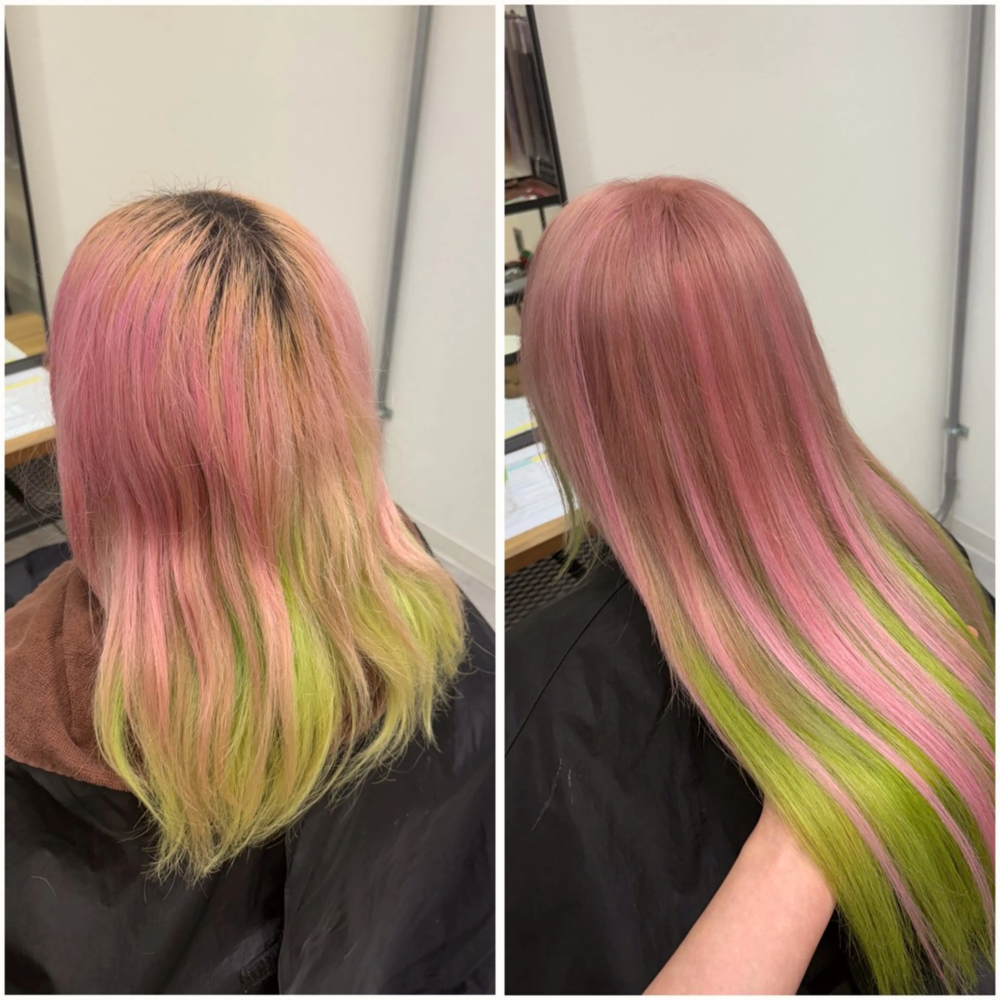 ロング カラー ピンクカラー エクステ エクステ SHUNTA✨ NEXT/ブリーチのヘアスタイル