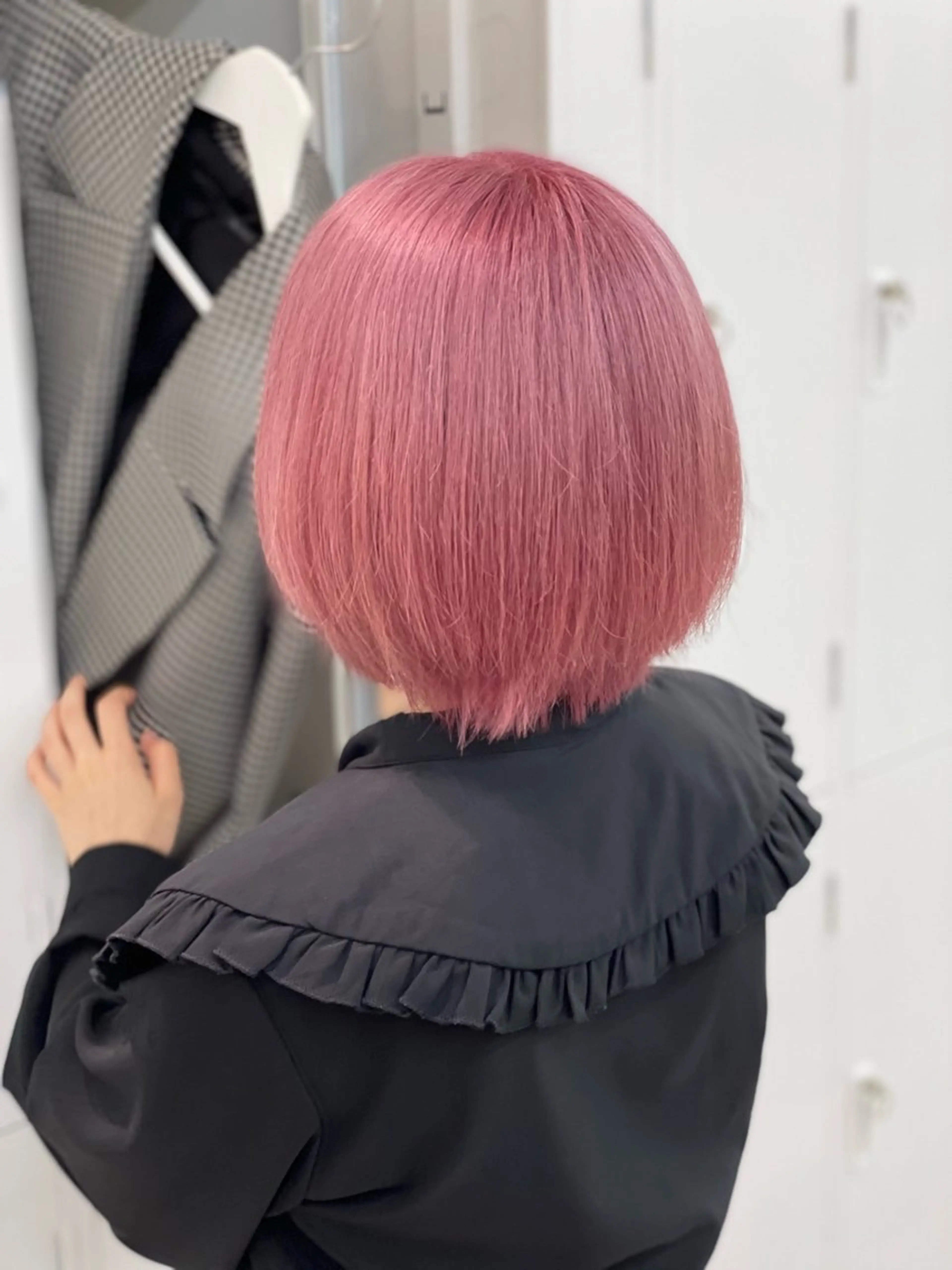 ショート カラー ショーヤ/ブリーチ /エクステのヘアスタイル