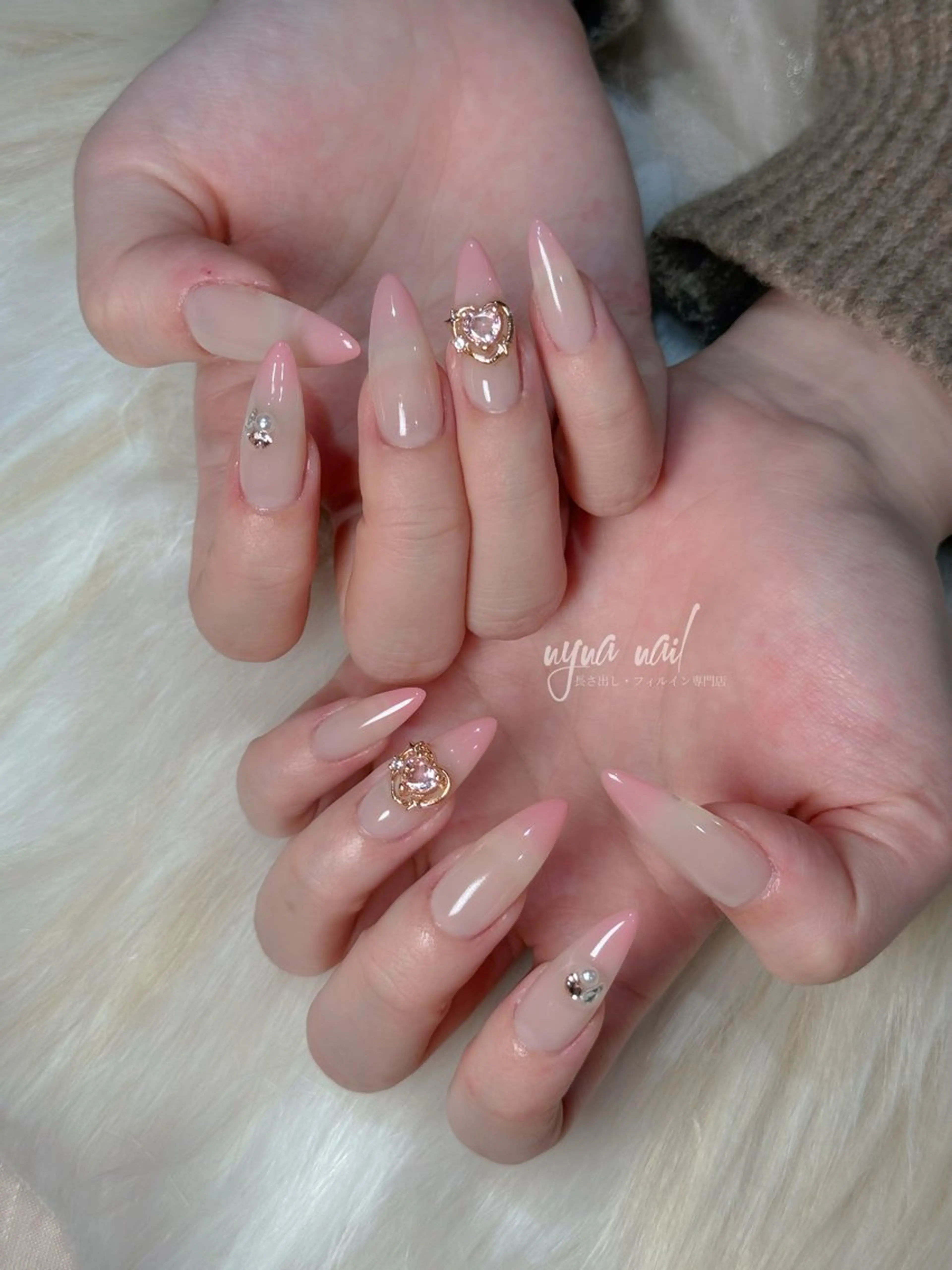 ネイル ハンドネイル 長さ出し専門 nynaのネイルデザイン