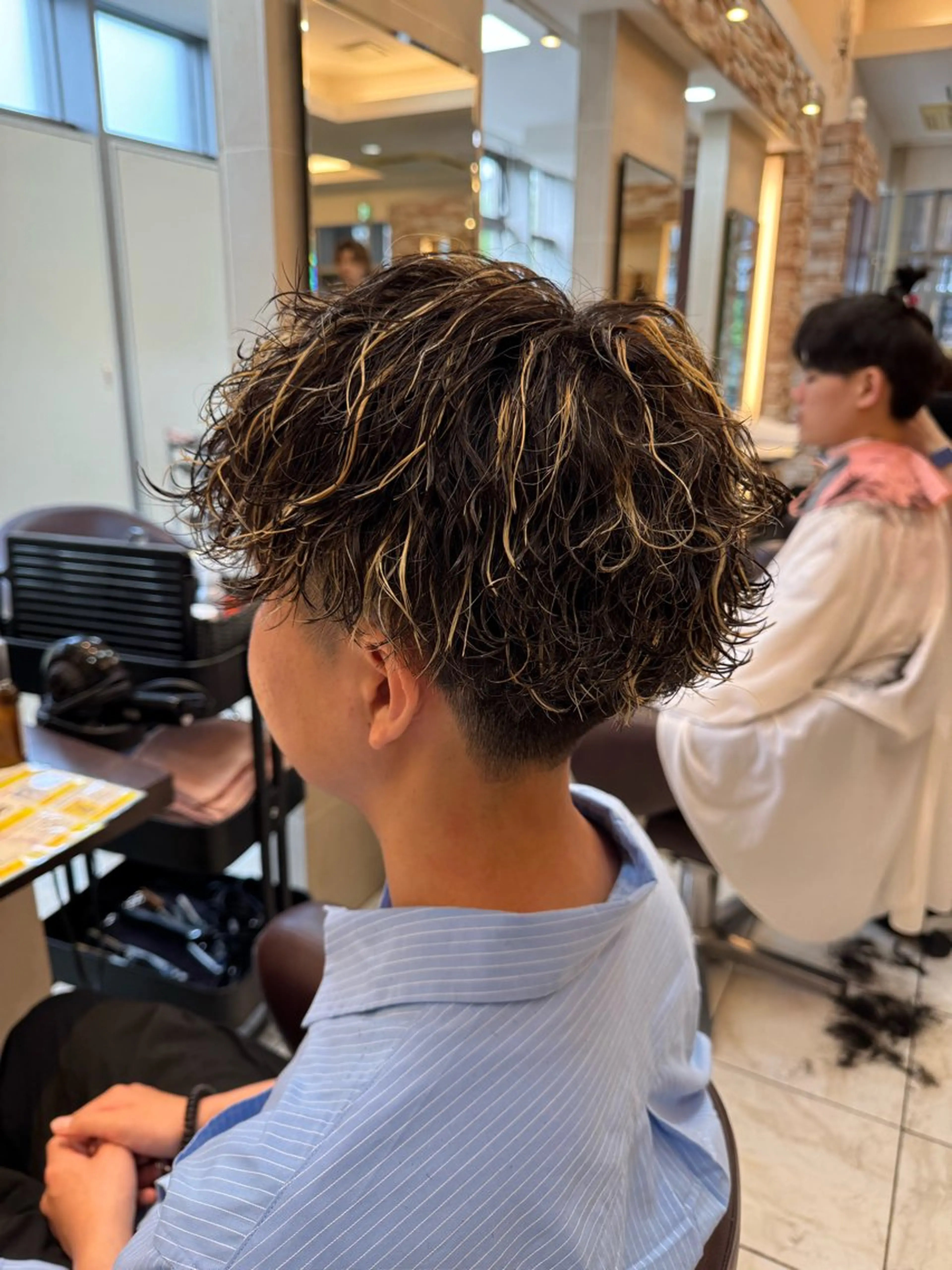 パーマ メンズ ⭐️透明感カラー/ パーマ⭐️宮野翔のヘアスタイル