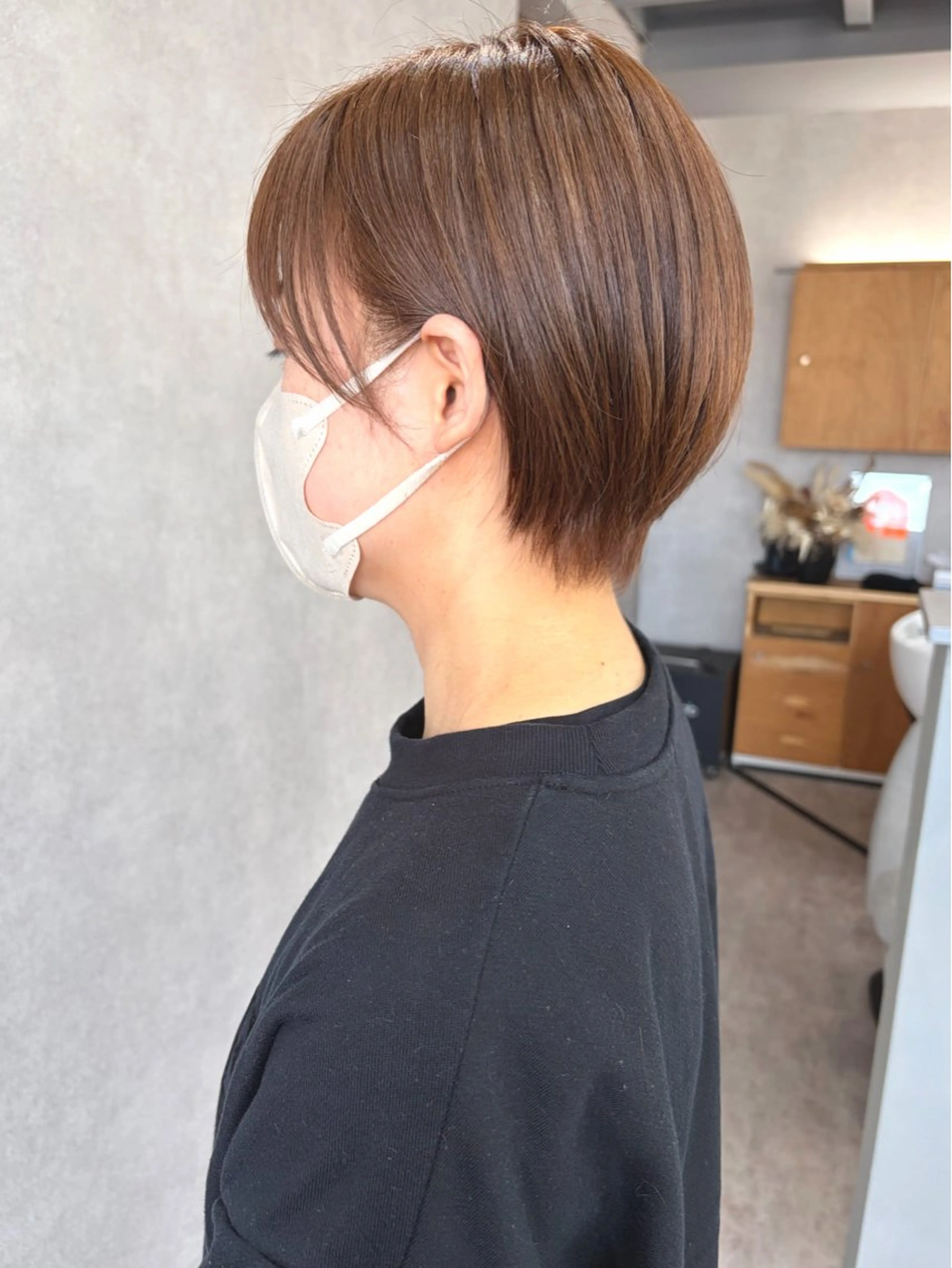 ショート ショートヘア カット ヘアカラー トリートメント S. Hitomiのヘアスタイル
